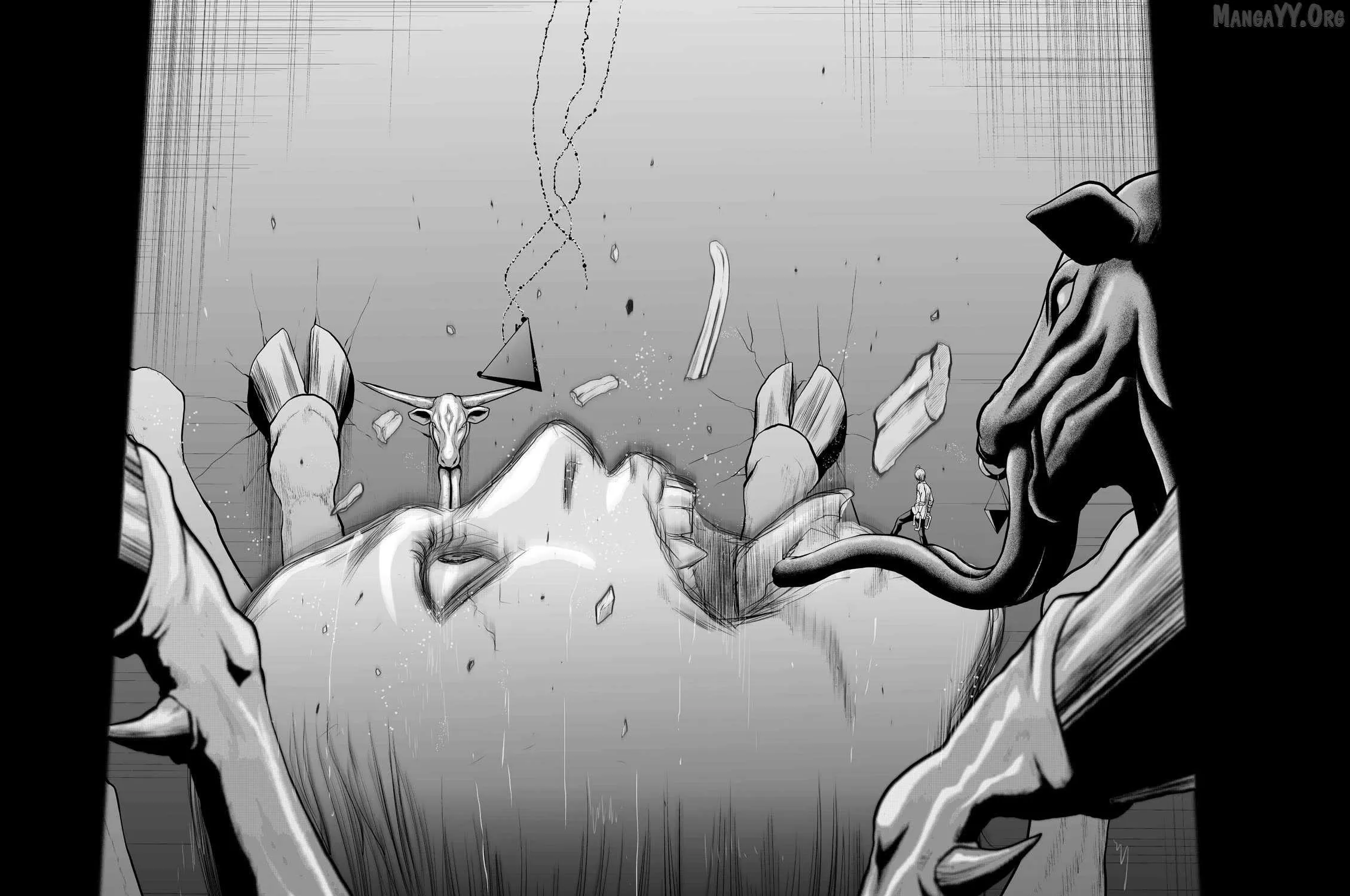 Chijou 100-kai Chapter 27.2 page 55 - 