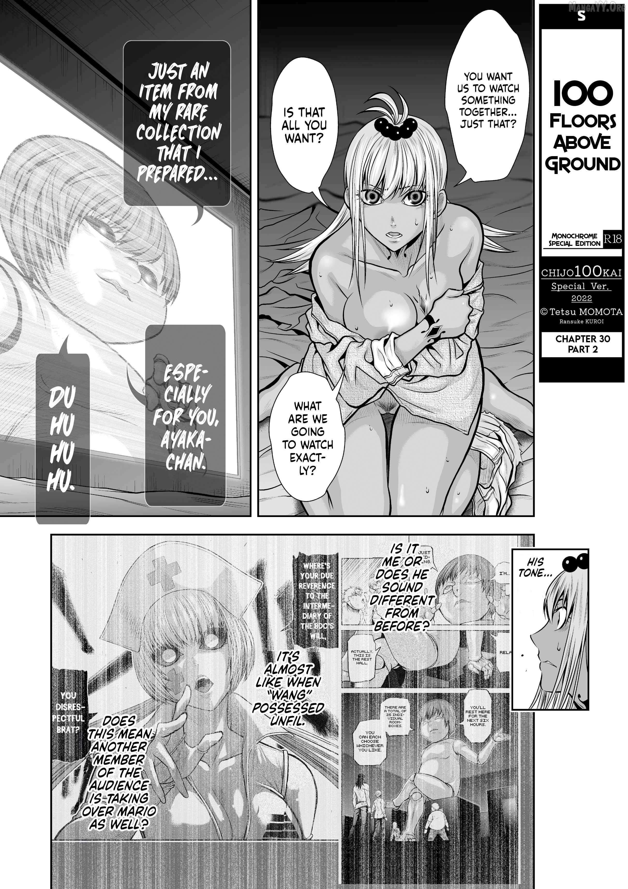 Chijou 100-kai Chapter 30.2 page 1 - 