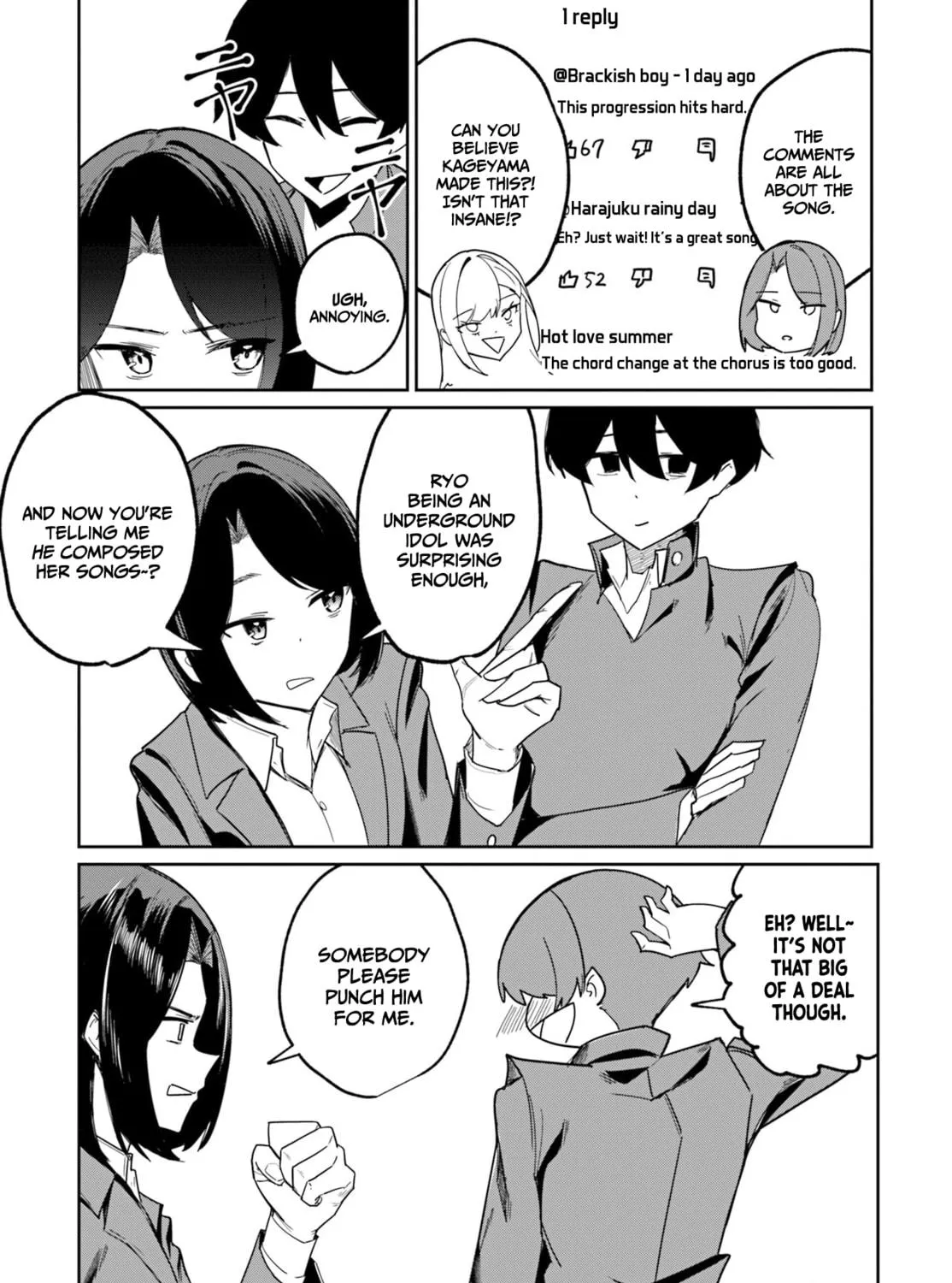 Chika Idol wo Kage de Sasaeru Ore Chapter 10 page 16 - 