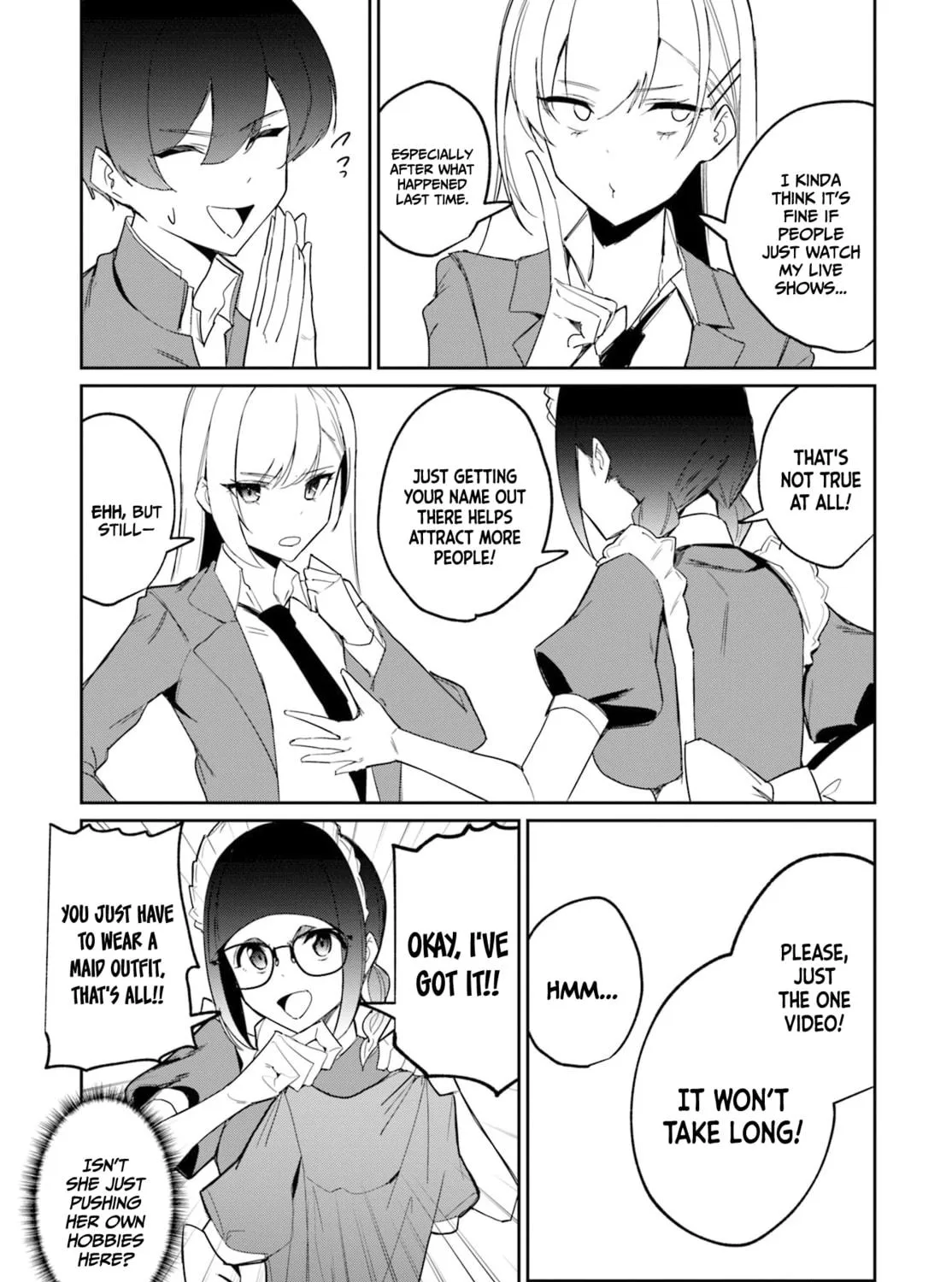 Chika Idol wo Kage de Sasaeru Ore Chapter 12 page 10 - 