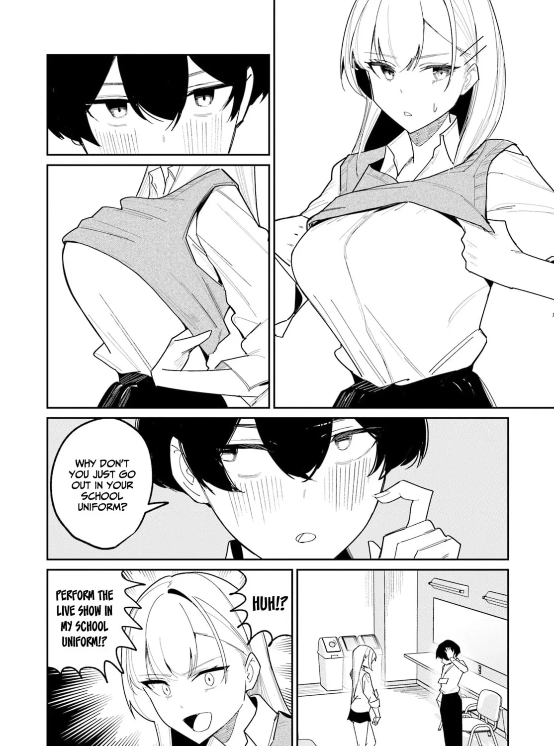 Chika Idol wo Kage de Sasaeru Ore Chapter 13 page 18 - 