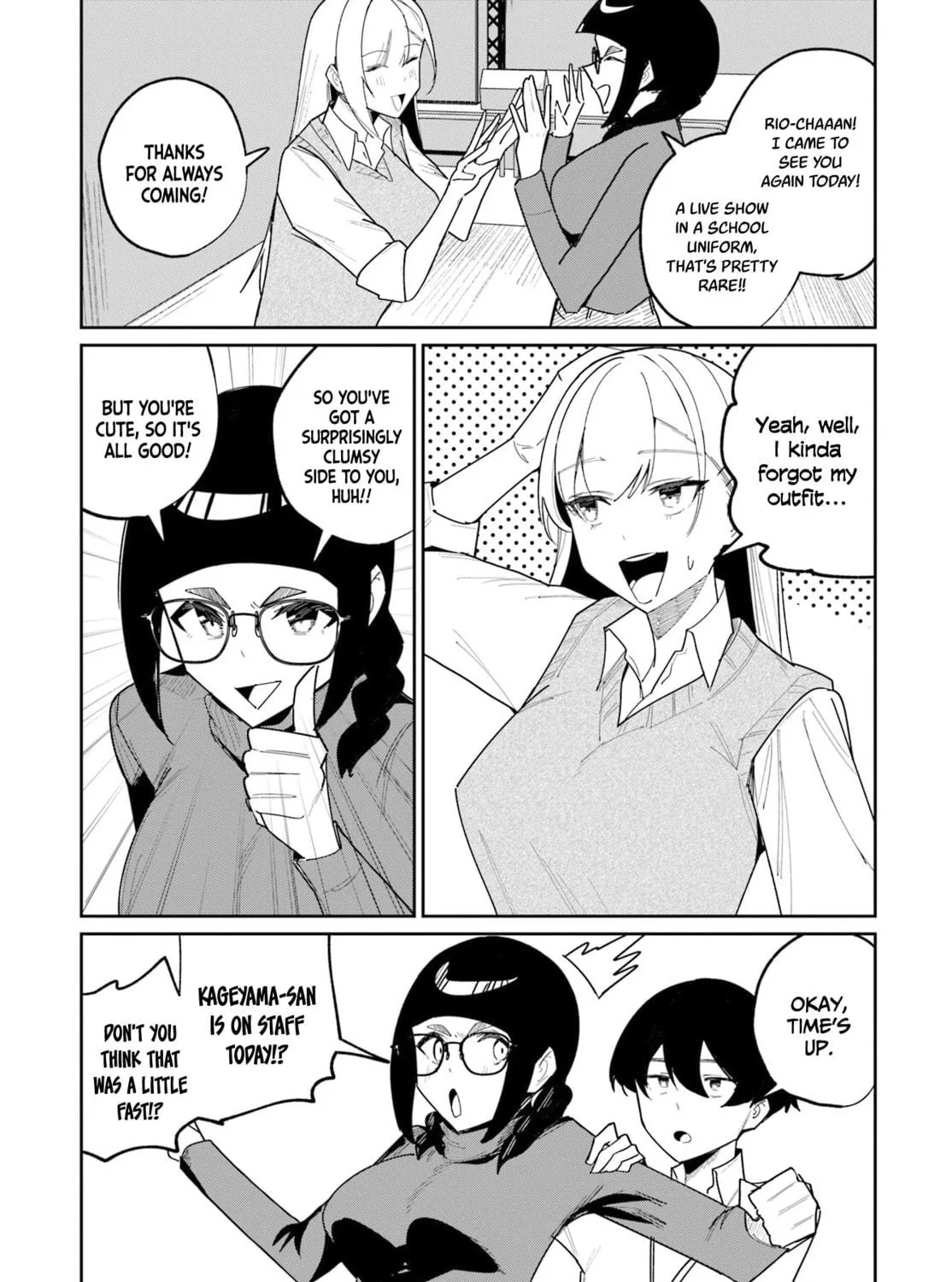 Chika Idol wo Kage de Sasaeru Ore Chapter 13 page 22 - 