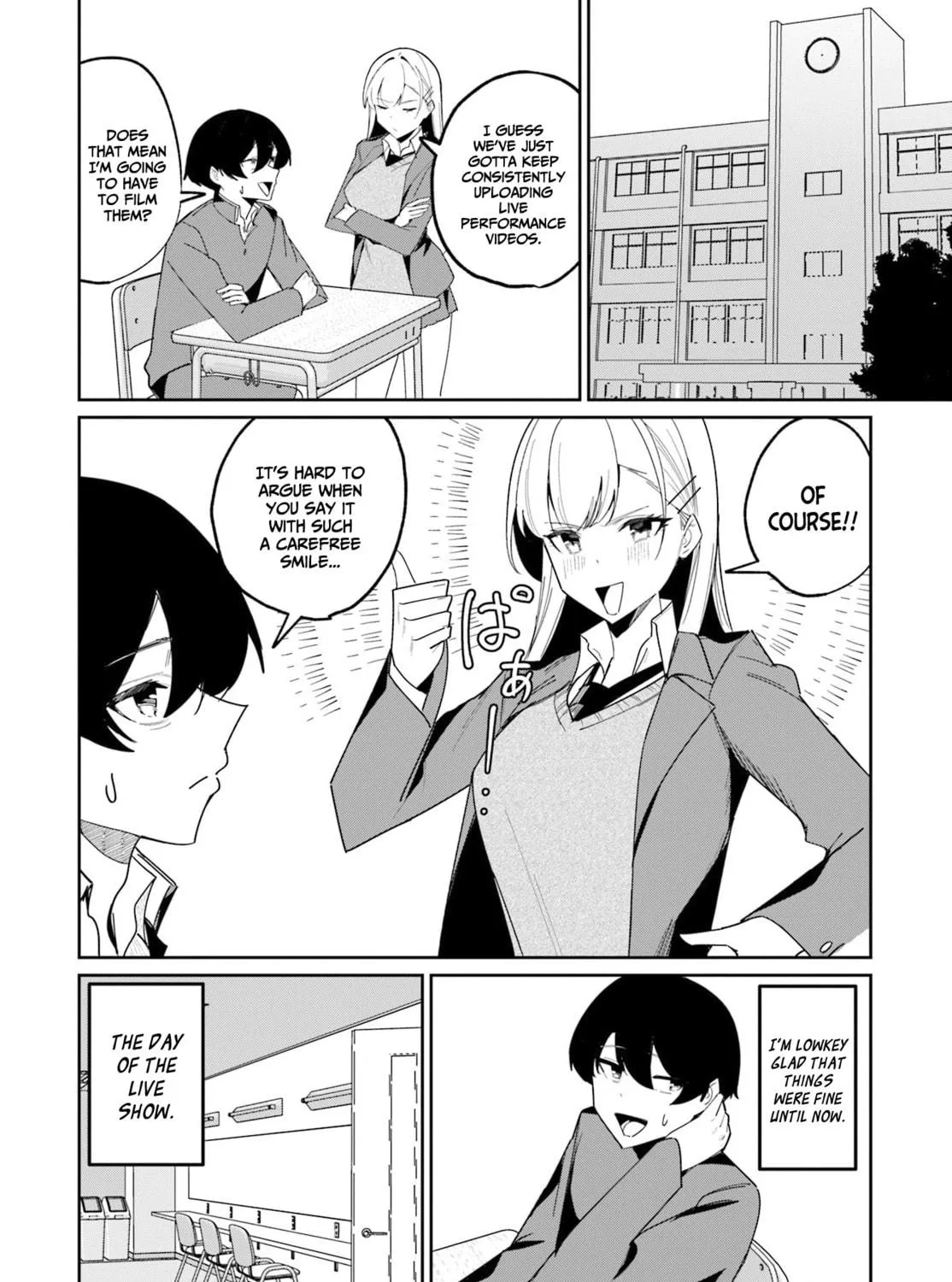 Chika Idol wo Kage de Sasaeru Ore Chapter 13 page 4 - 