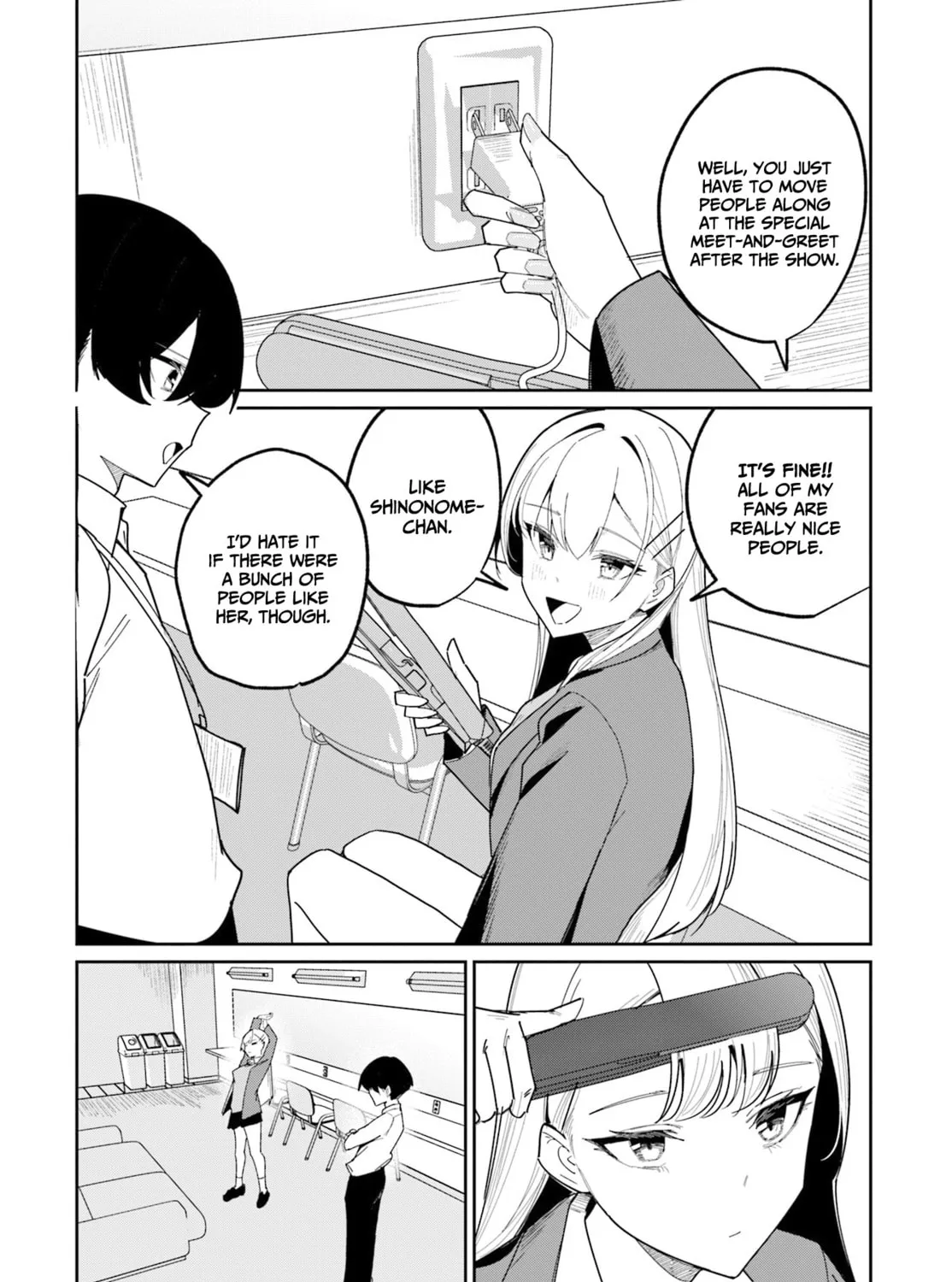 Chika Idol wo Kage de Sasaeru Ore Chapter 13 page 8 - 