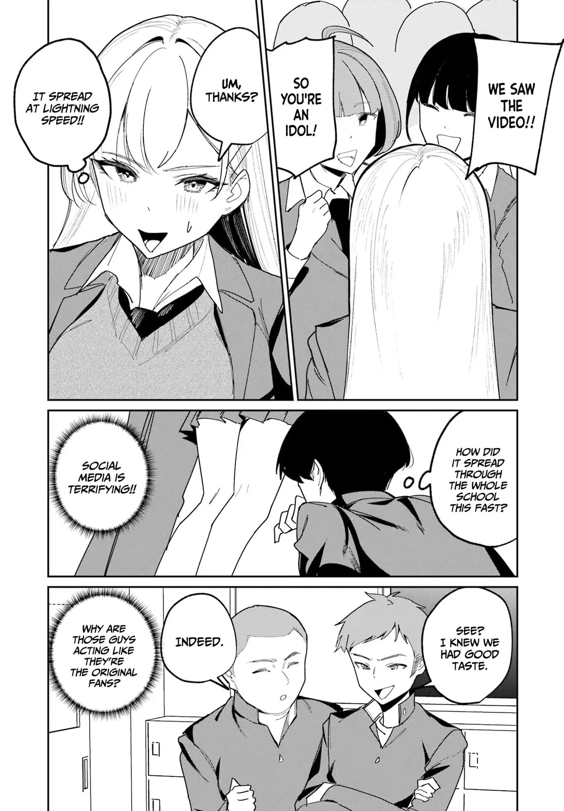 Chika Idol wo Kage de Sasaeru Ore Chapter 14 page 6 - 