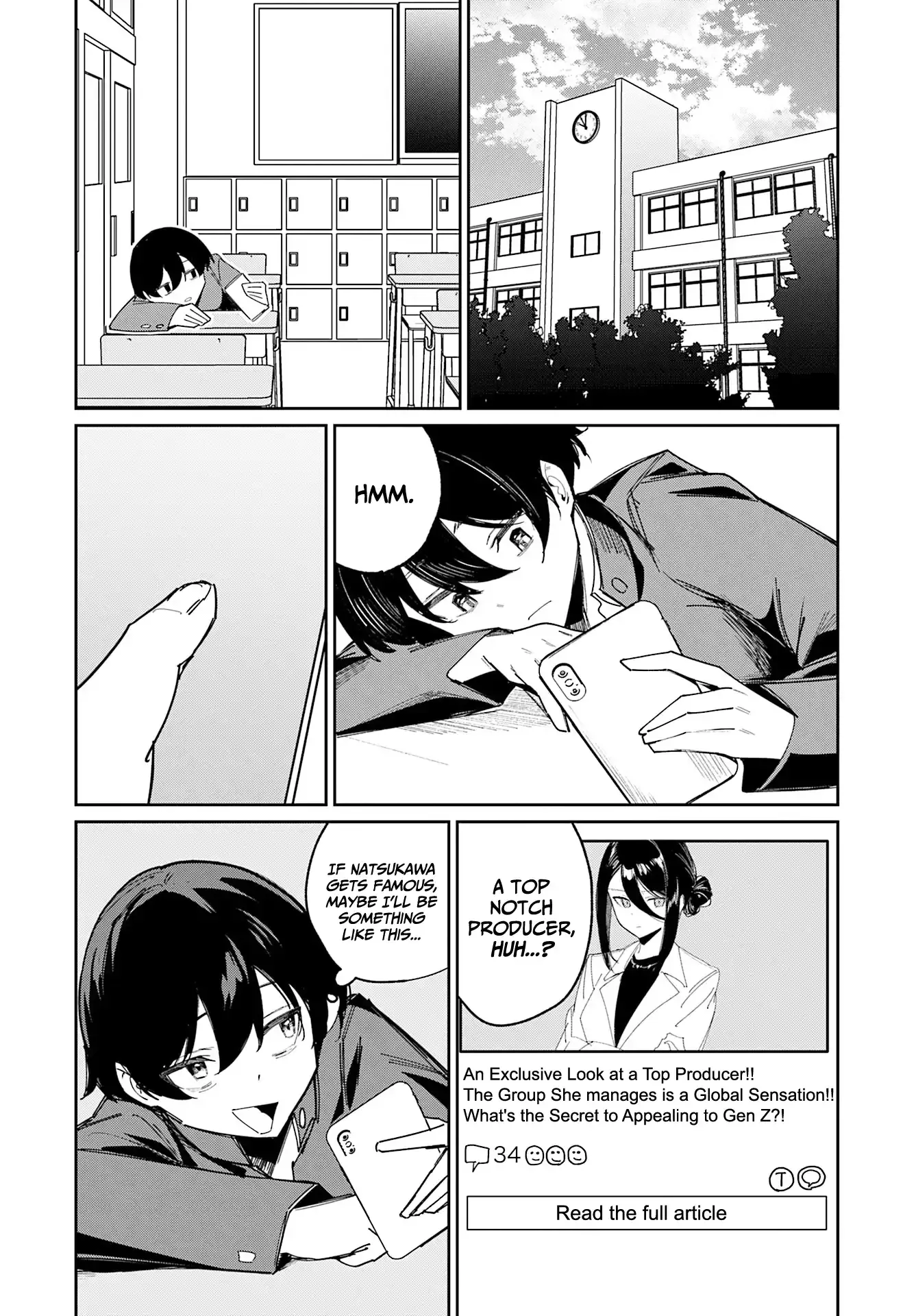 Chika Idol wo Kage de Sasaeru Ore Chapter 16 page 3 - 