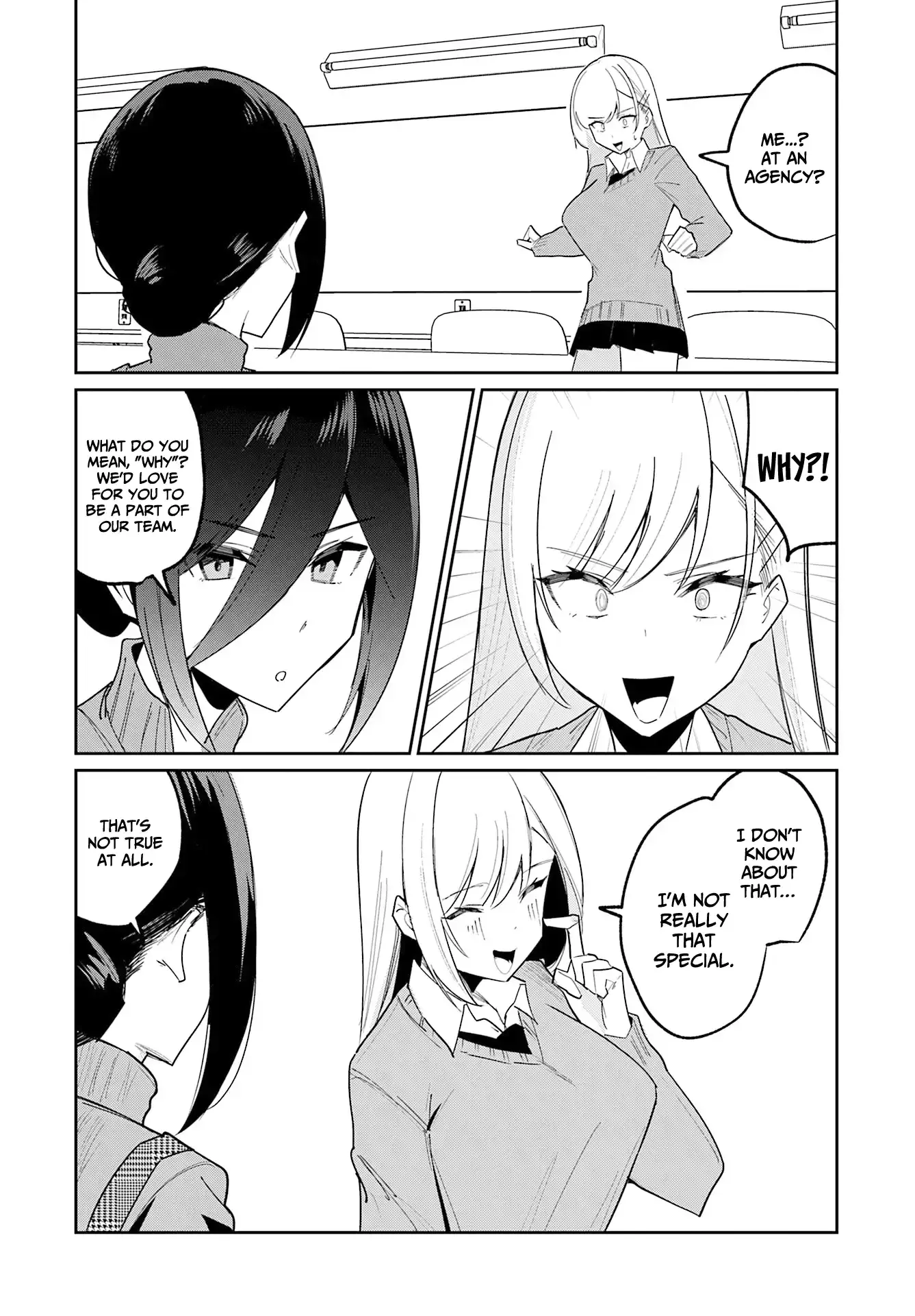 Chika Idol wo Kage de Sasaeru Ore Chapter 17 page 3 - 