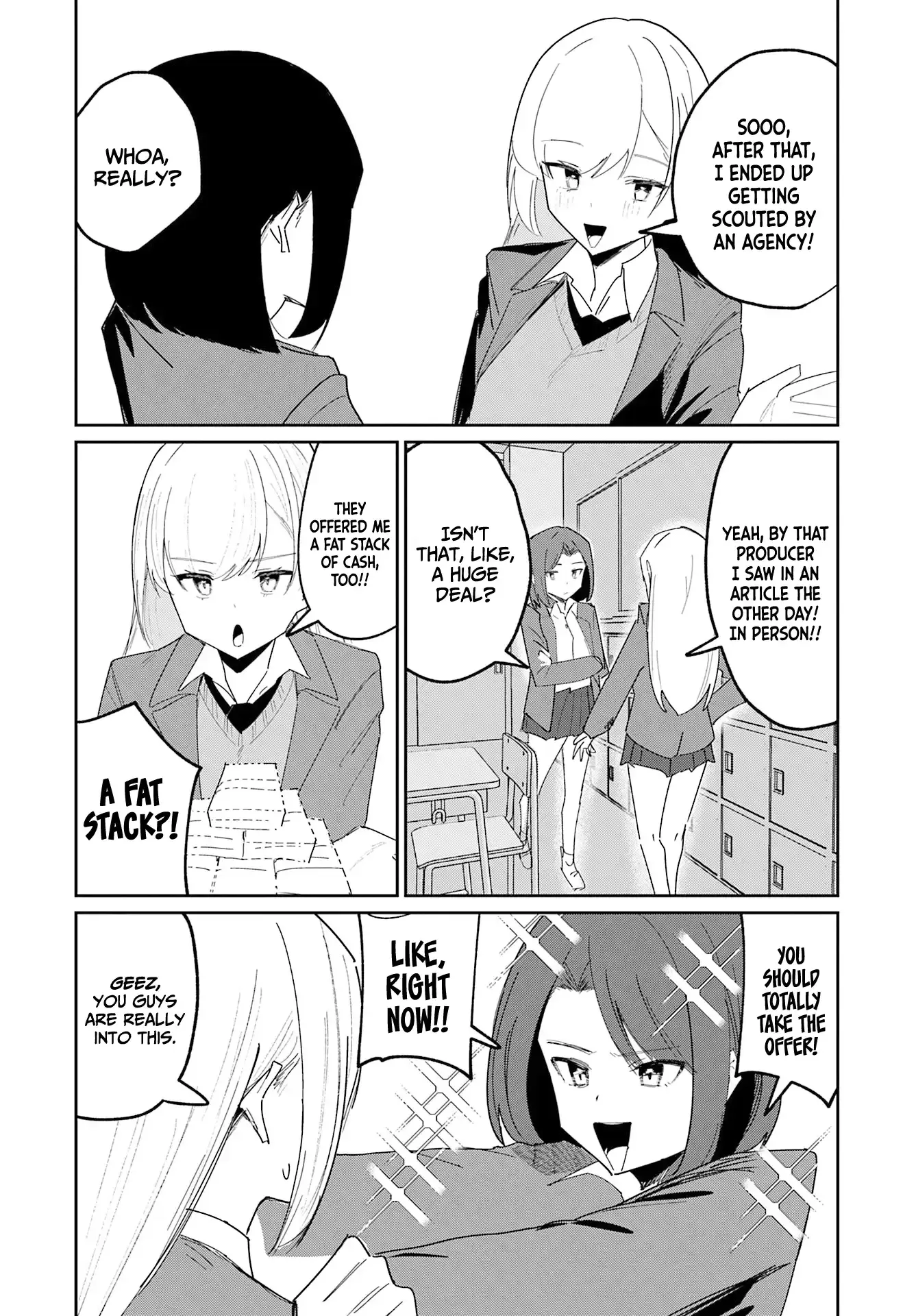 Chika Idol wo Kage de Sasaeru Ore Chapter 17 page 9 - 