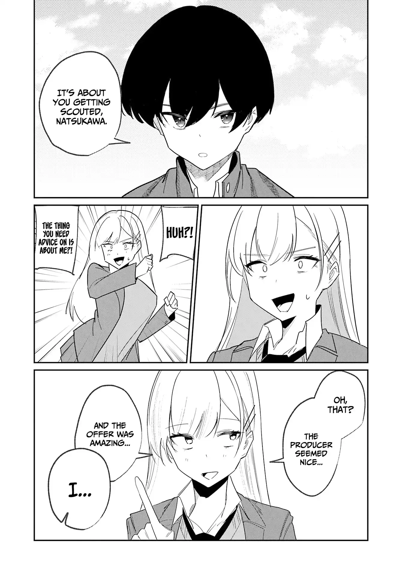 Chika Idol wo Kage de Sasaeru Ore Chapter 18 page 12 - 