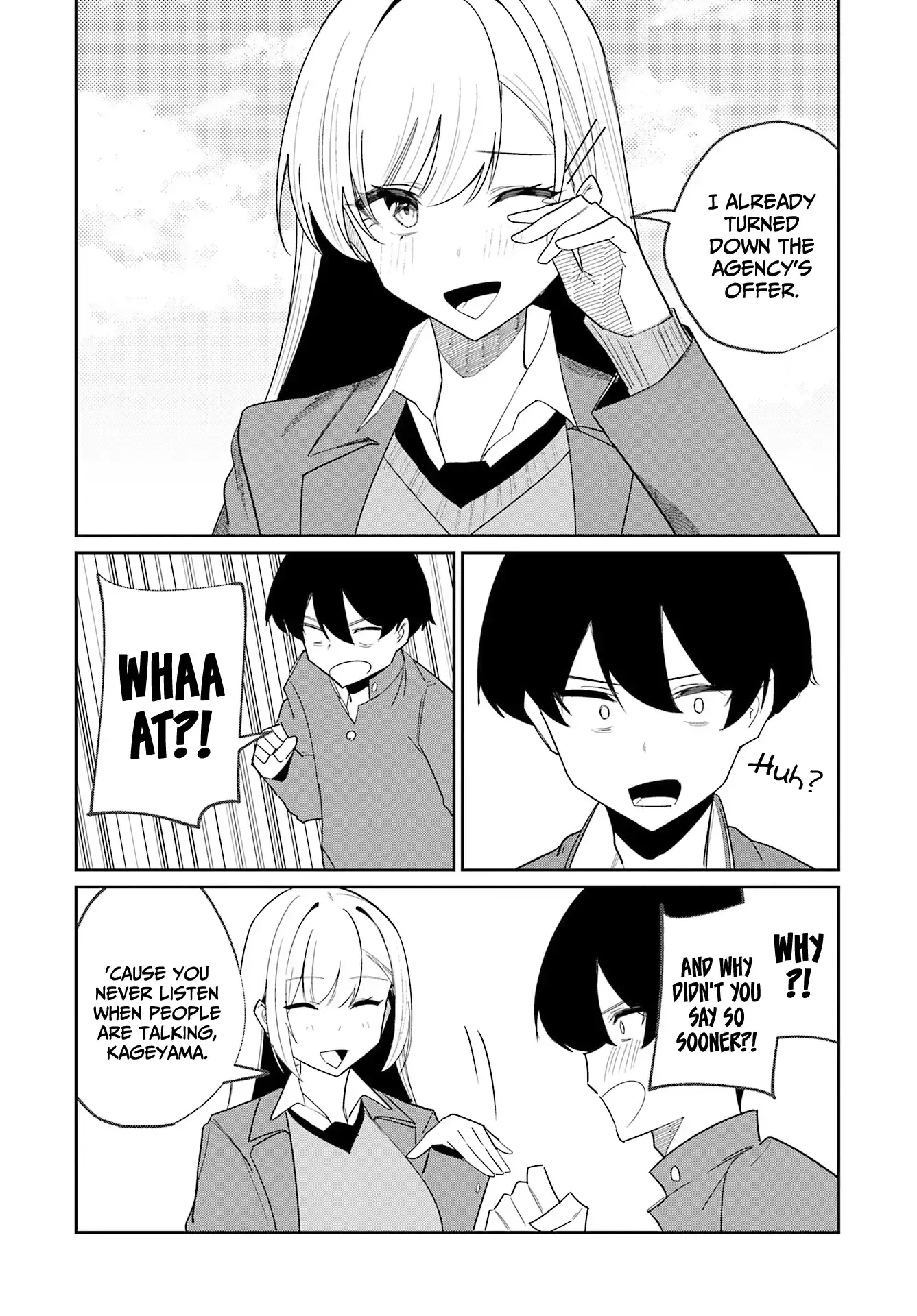 Chika Idol wo Kage de Sasaeru Ore Chapter 18 page 17 - 