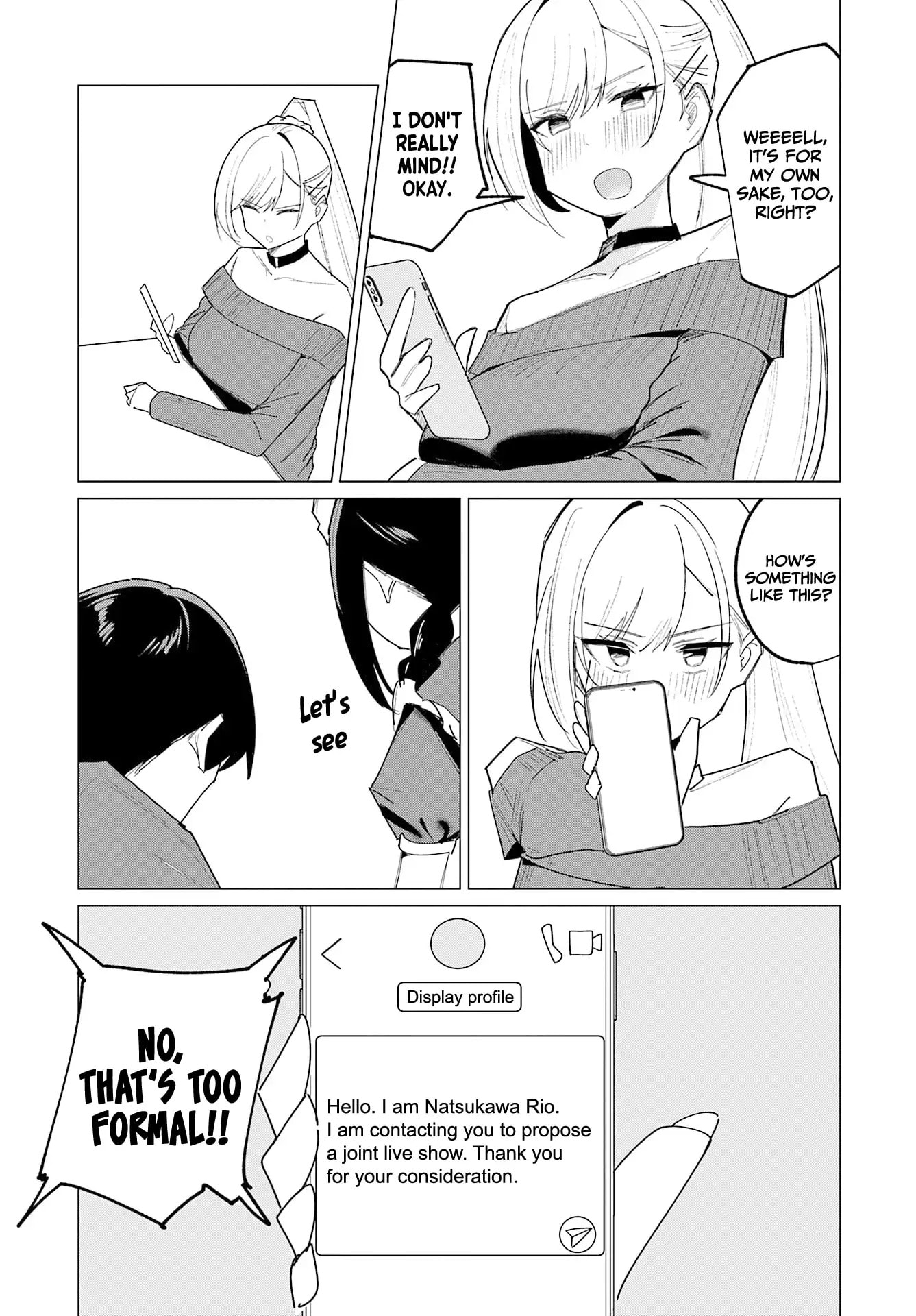 Chika Idol wo Kage de Sasaeru Ore Chapter 19 page 12 - 