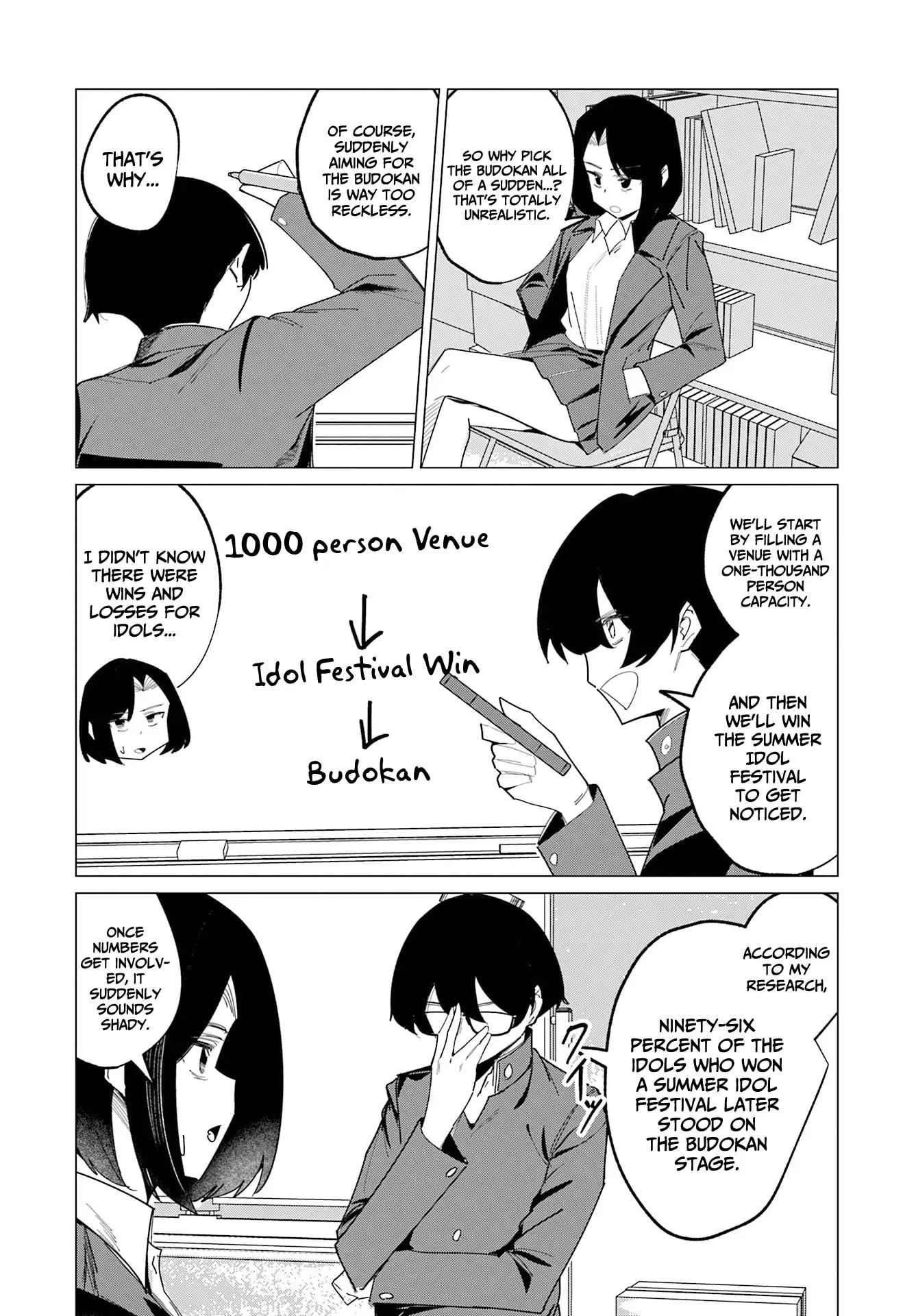 Chika Idol wo Kage de Sasaeru Ore Chapter 19 page 5 - 