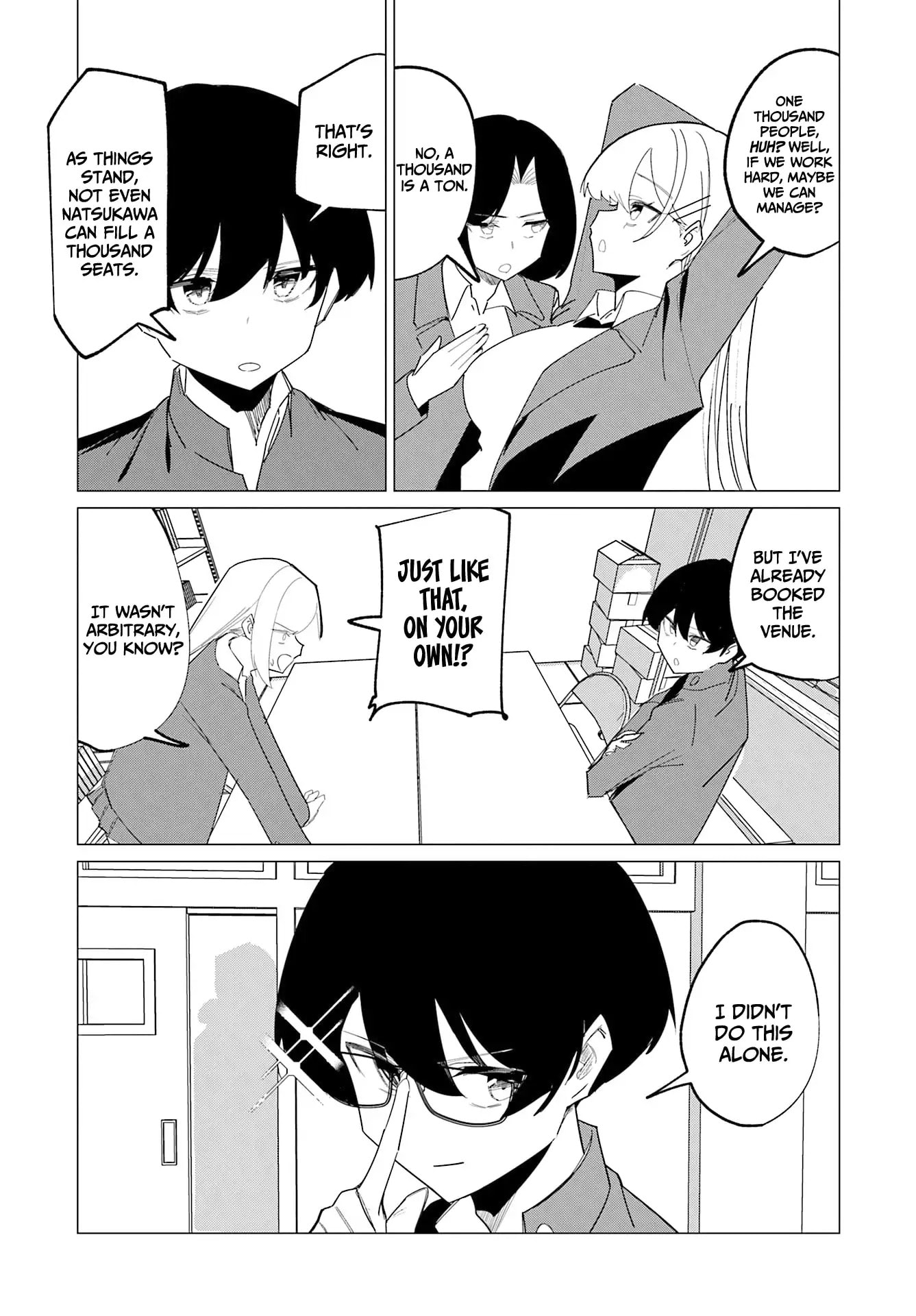 Chika Idol wo Kage de Sasaeru Ore Chapter 19 page 6 - 
