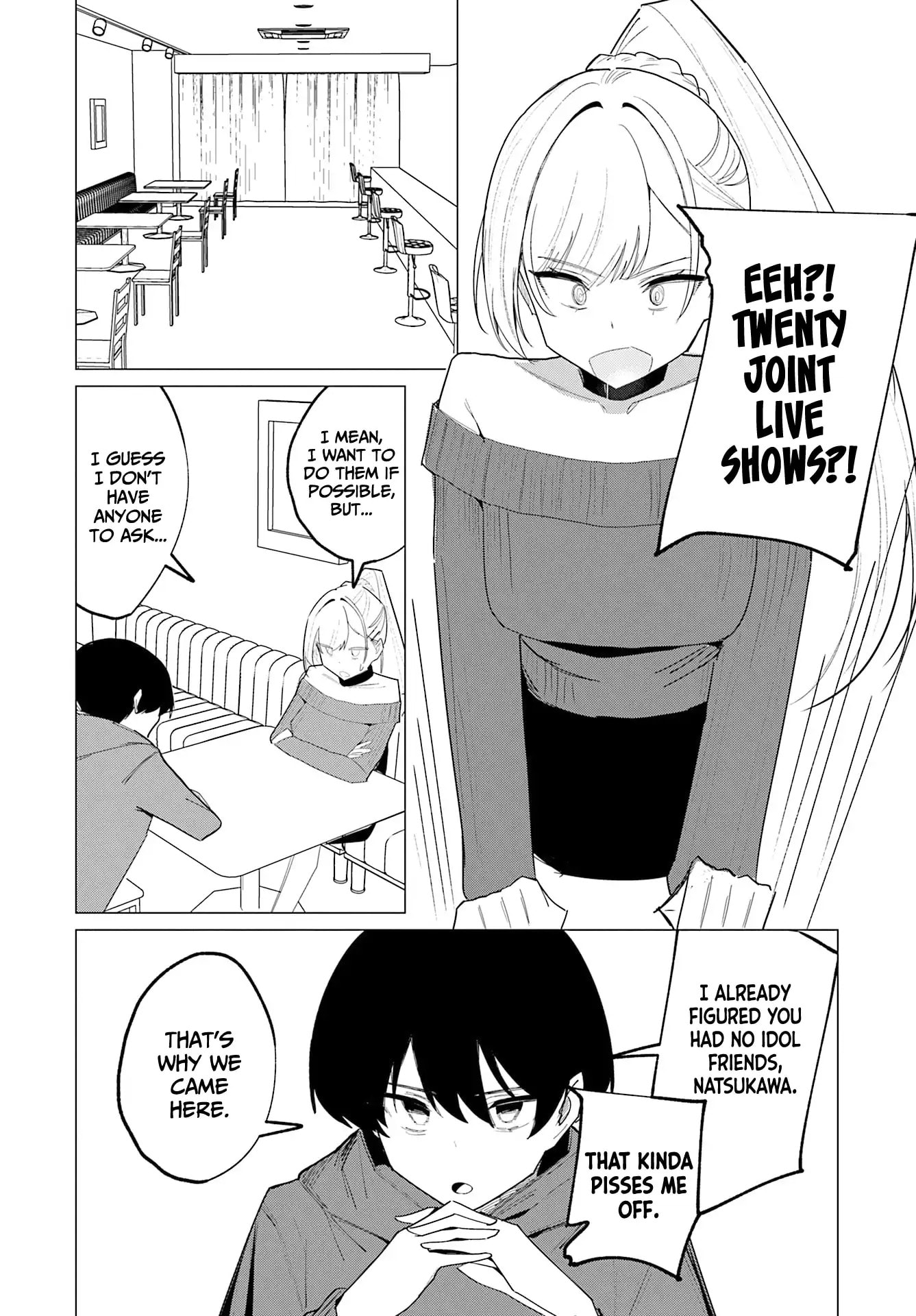 Chika Idol wo Kage de Sasaeru Ore Chapter 19 page 9 - 