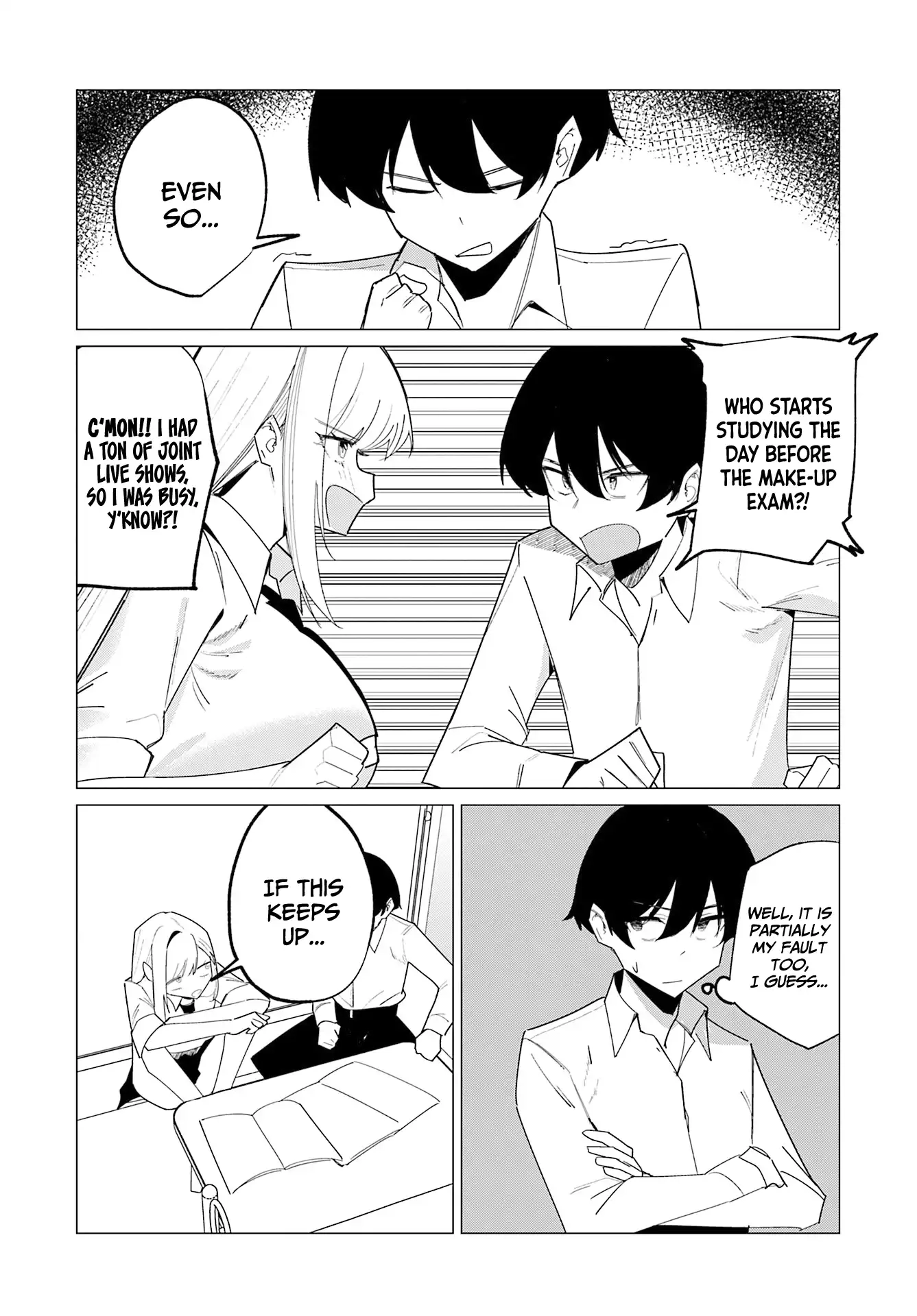Chika Idol wo Kage de Sasaeru Ore Chapter 20 page 5 - 