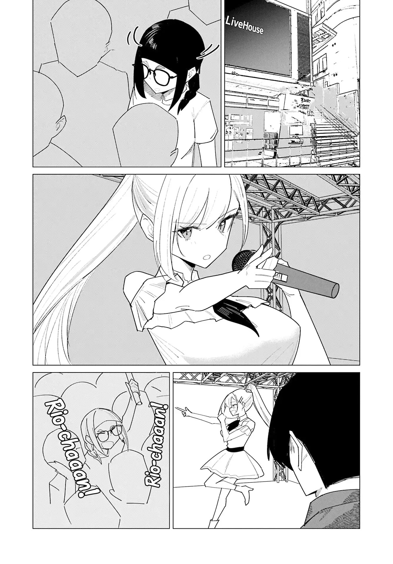 Chika Idol wo Kage de Sasaeru Ore Chapter 21 page 13 - 