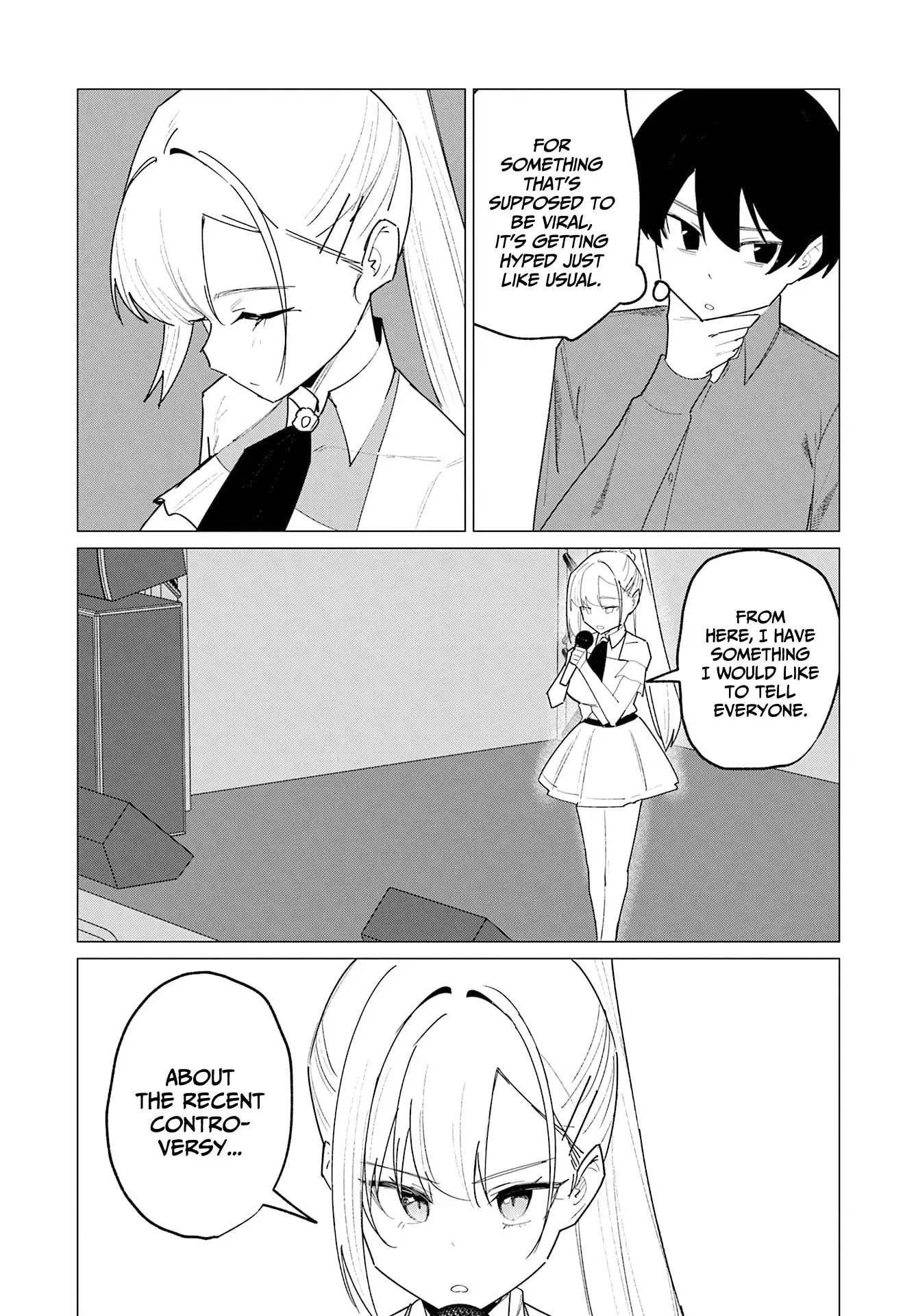 Chika Idol wo Kage de Sasaeru Ore Chapter 21 page 14 - 