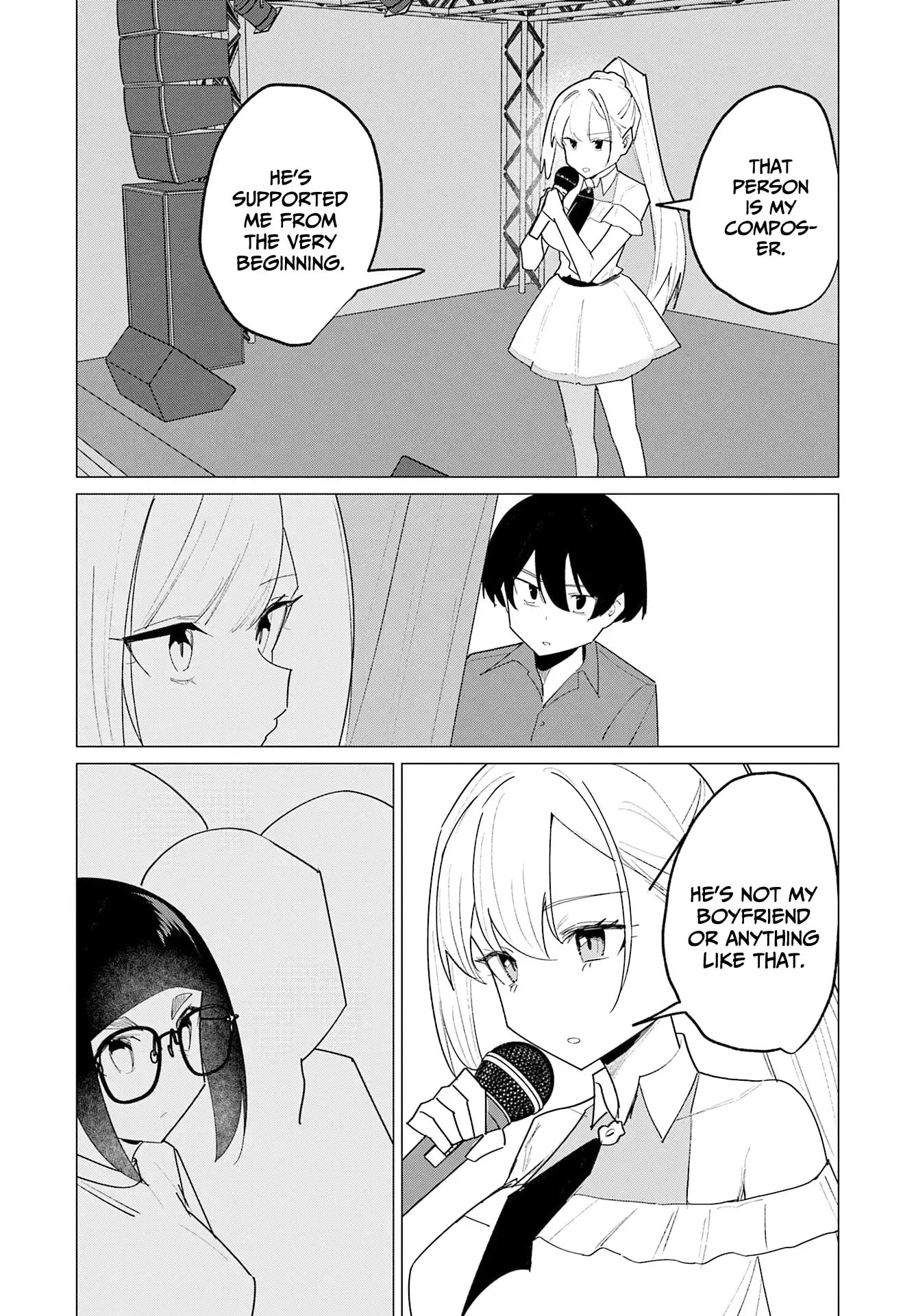 Chika Idol wo Kage de Sasaeru Ore Chapter 21 page 15 - 