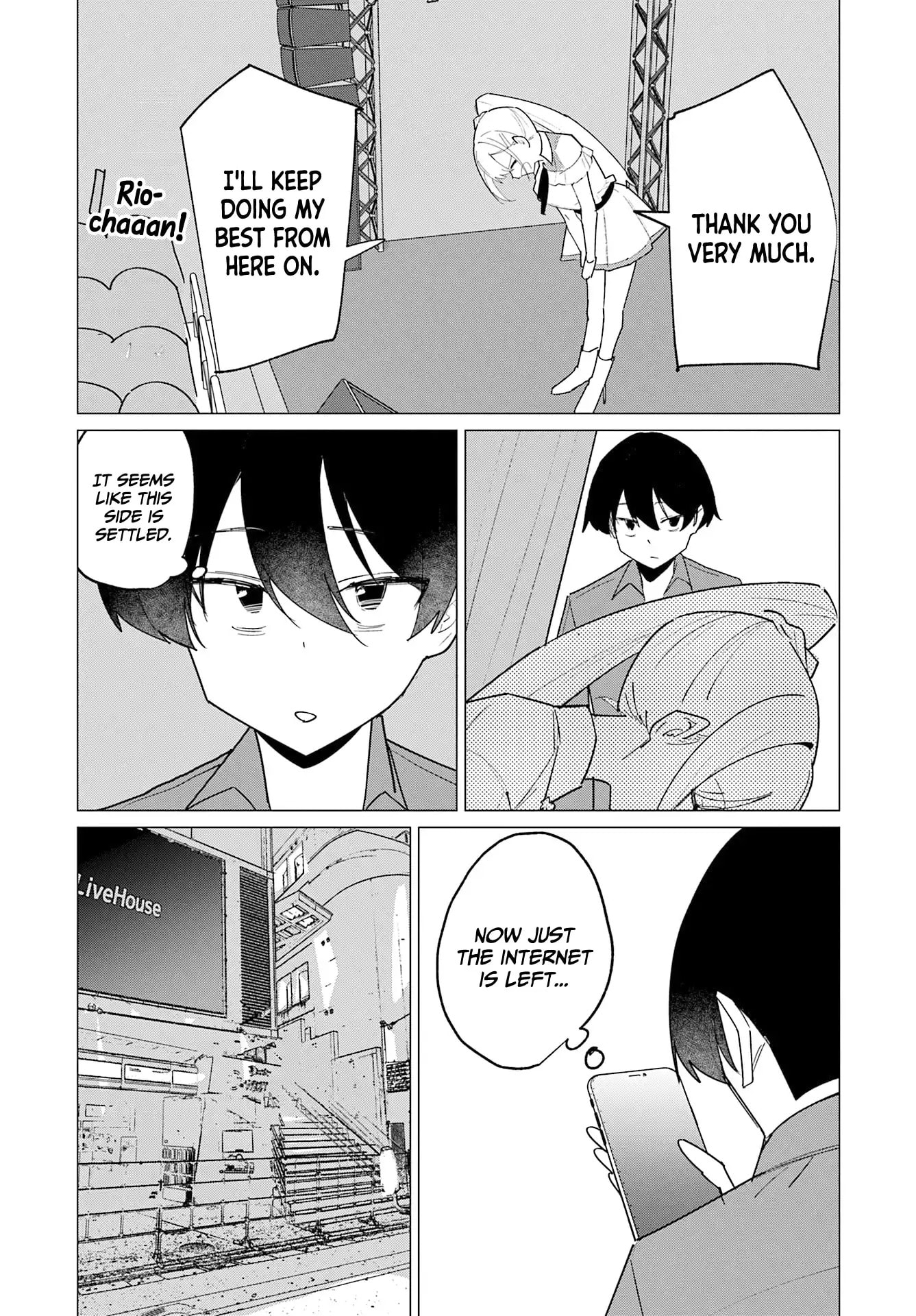 Chika Idol wo Kage de Sasaeru Ore Chapter 21 page 18 - 