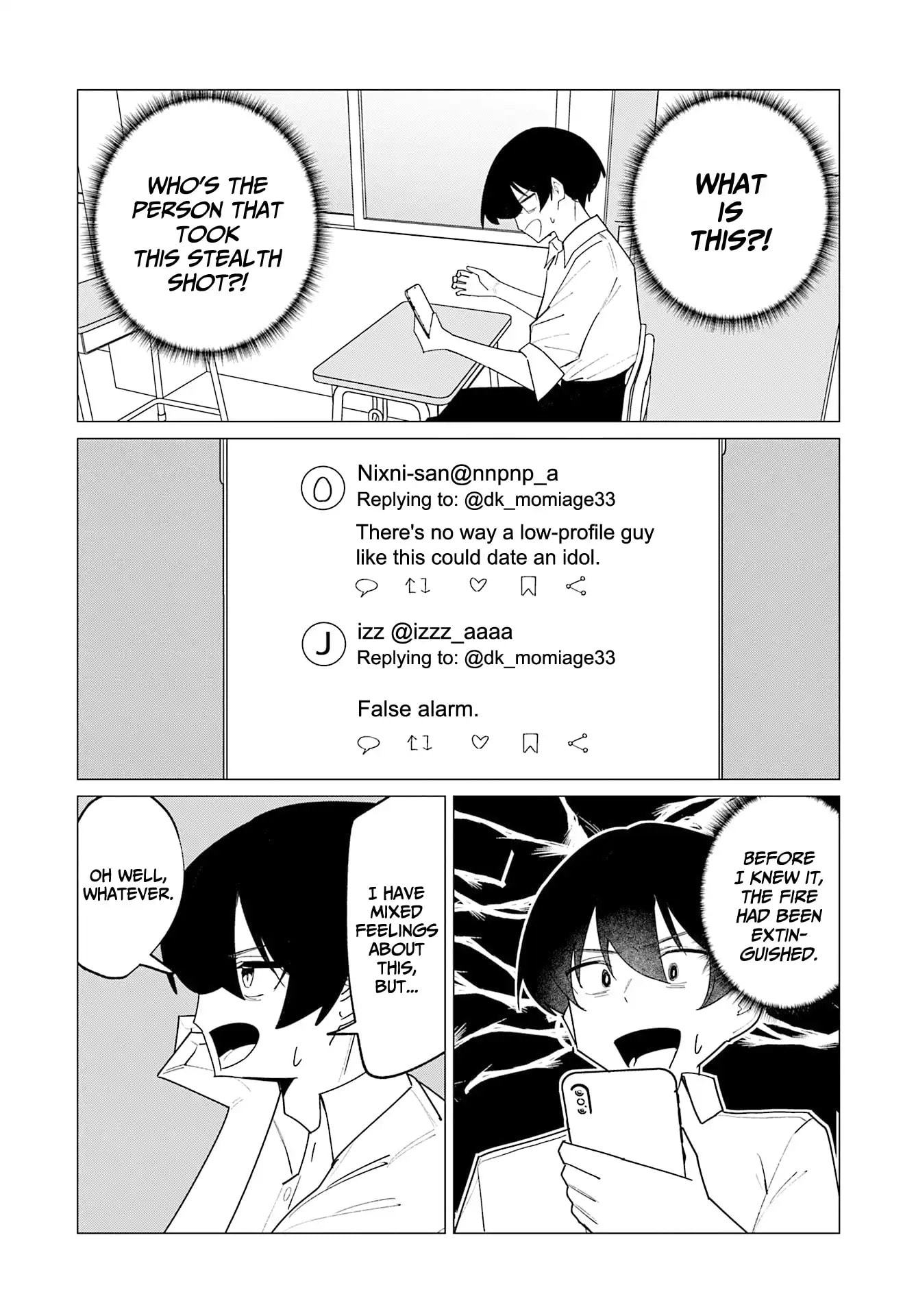 Chika Idol wo Kage de Sasaeru Ore Chapter 21 page 22 - 
