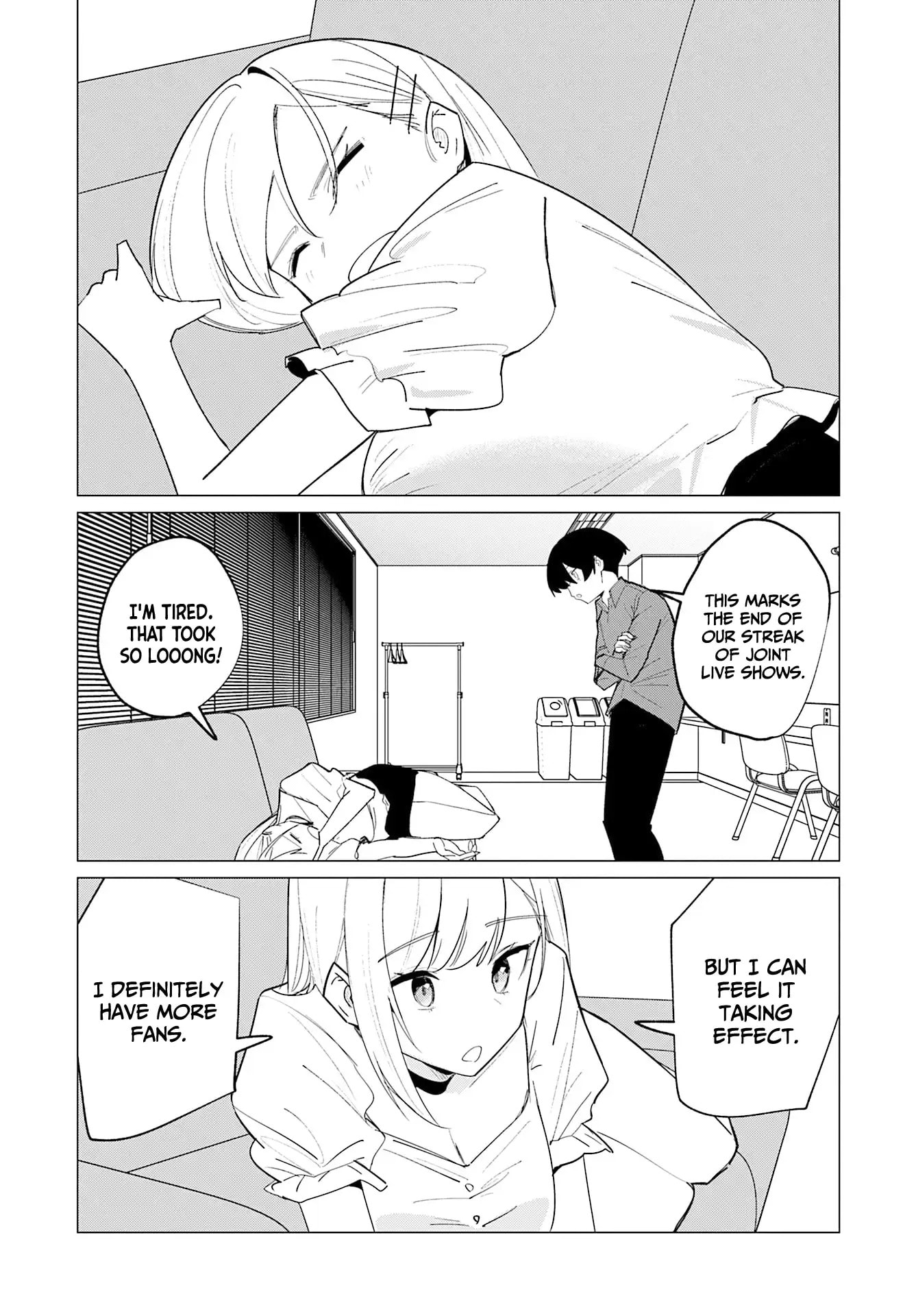 Chika Idol wo Kage de Sasaeru Ore Chapter 21 page 4 - 