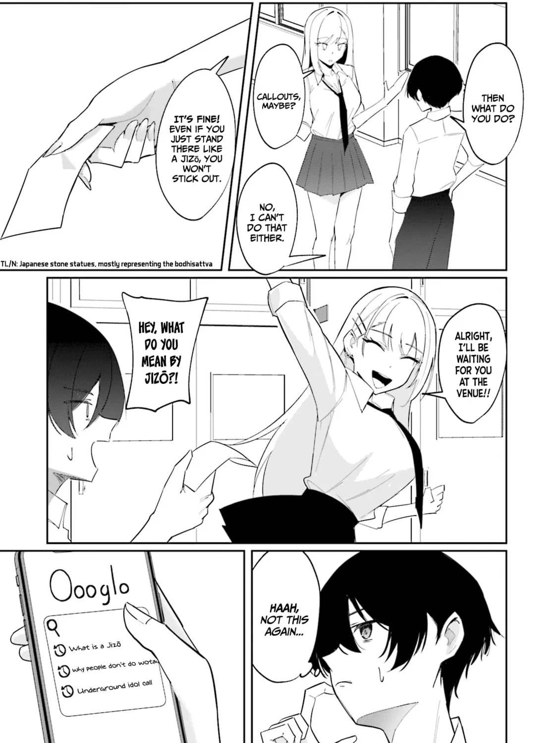 Chika Idol wo Kage de Sasaeru Ore Chapter 3 page 6 - 