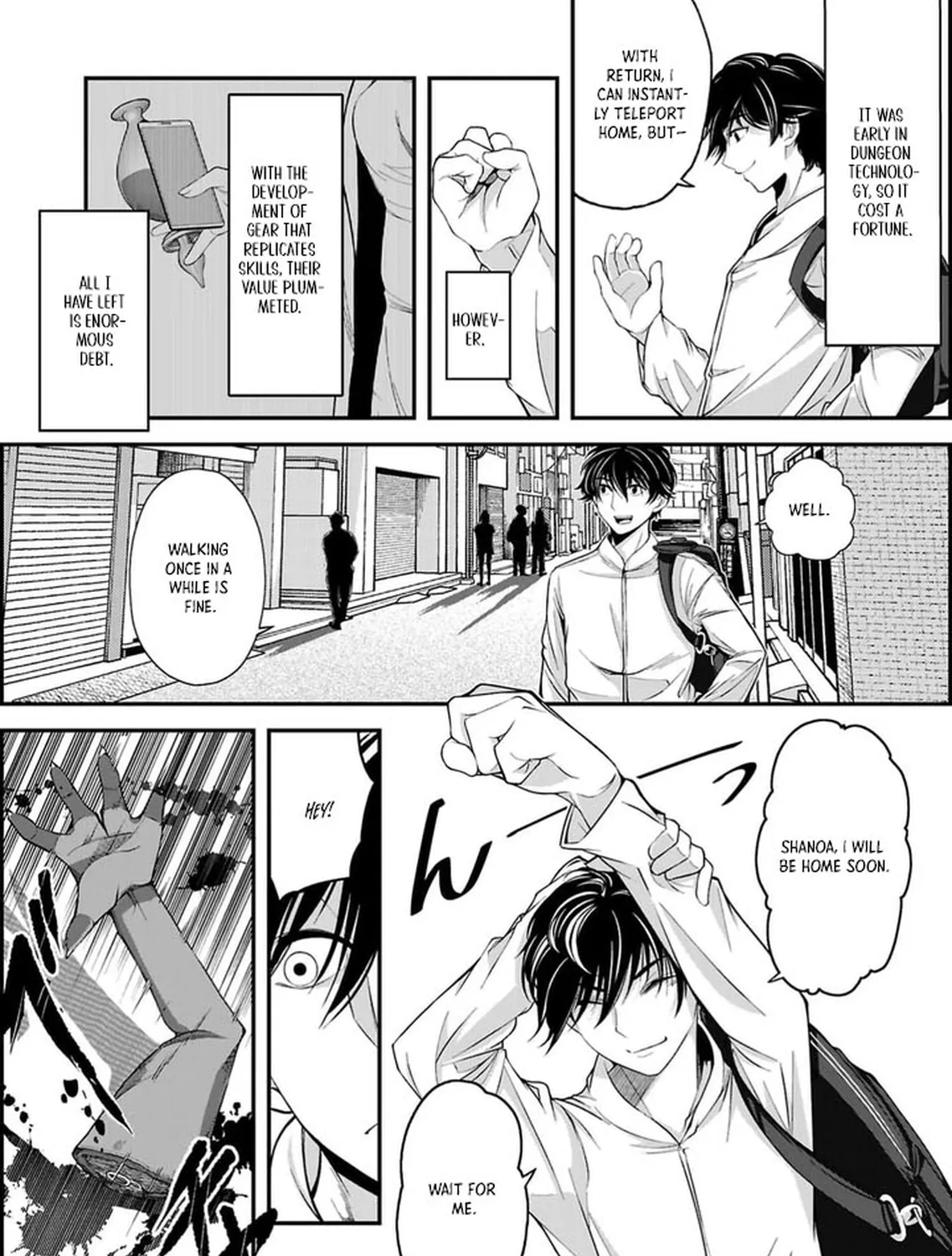 Chikyuu ni Dungeon ga Dekita to Omottara Ore Dake Isekai e Ikeru You ni Natta ~Chikyuu ni Wanai Jobushisutemu to Kamikemo no ni Natta Kai Neko no Chikara de Futatsu no Sekai o Ikiki Shinagara Musou Suru~ Chapter 1 page 47 - 