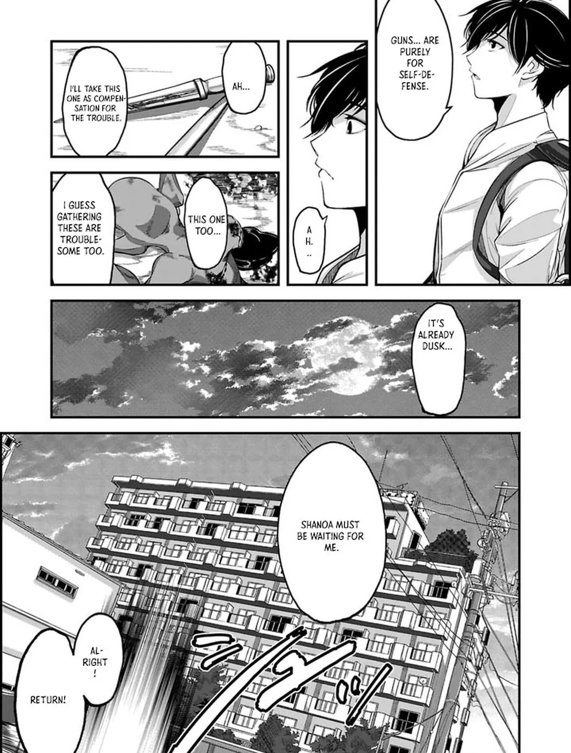 Chikyuu ni Dungeon ga Dekita to Omottara Ore Dake Isekai e Ikeru You ni Natta ~Chikyuu ni Wanai Jobushisutemu to Kamikemo no ni Natta Kai Neko no Chikara de Futatsu no Sekai o Ikiki Shinagara Musou Suru~ Chapter 1 page 61 - 