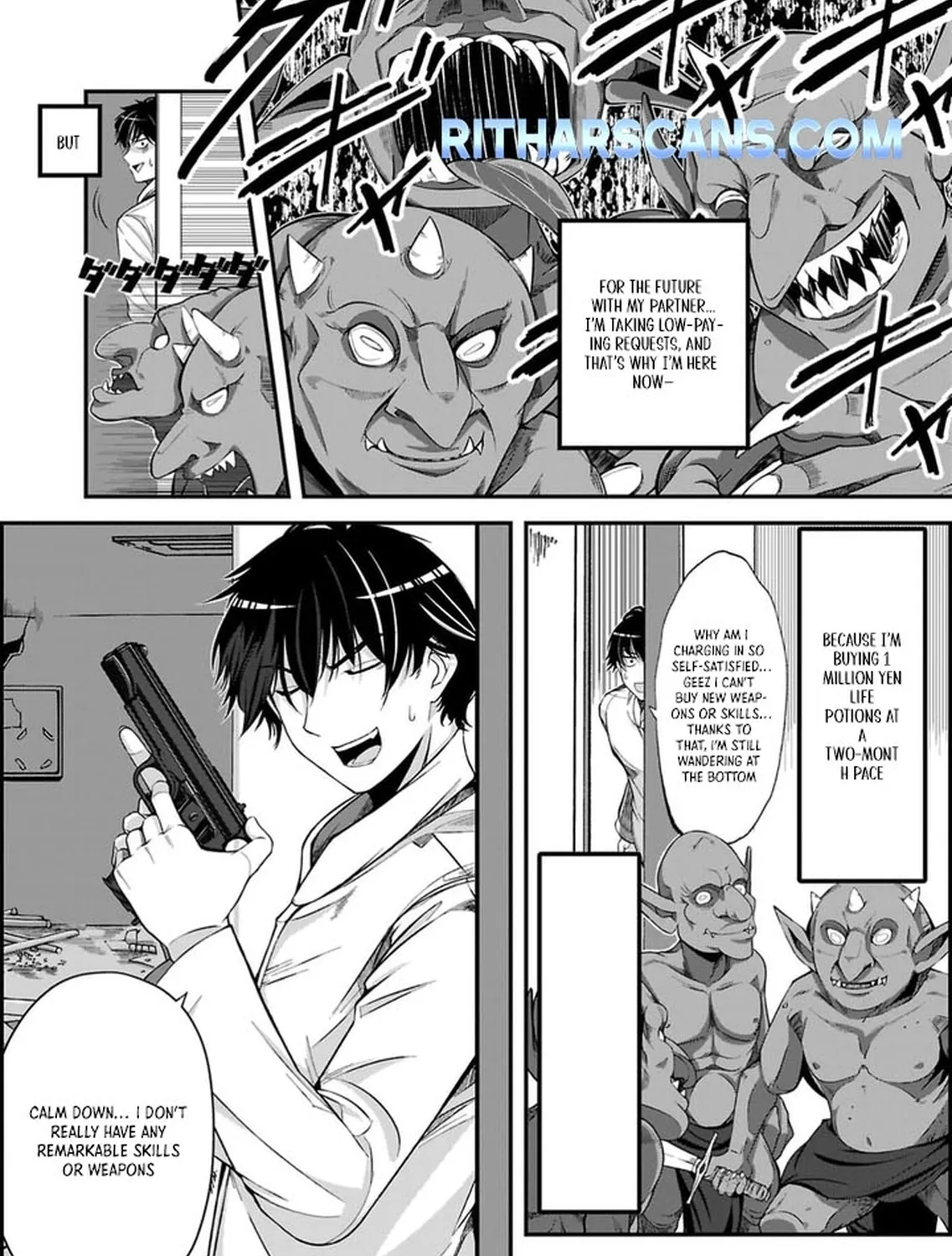 Chikyuu ni Dungeon ga Dekita to Omottara Ore Dake Isekai e Ikeru You ni Natta ~Chikyuu ni Wanai Jobushisutemu to Kamikemo no ni Natta Kai Neko no Chikara de Futatsu no Sekai o Ikiki Shinagara Musou Suru~ Chapter 2 page 15 - 
