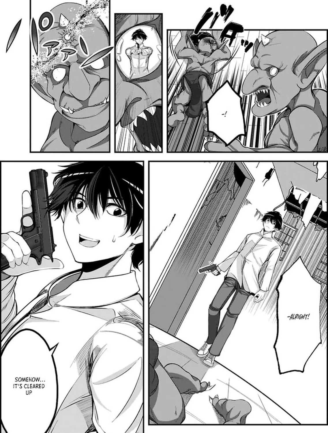 Chikyuu ni Dungeon ga Dekita to Omottara Ore Dake Isekai e Ikeru You ni Natta ~Chikyuu ni Wanai Jobushisutemu to Kamikemo no ni Natta Kai Neko no Chikara de Futatsu no Sekai o Ikiki Shinagara Musou Suru~ Chapter 2 page 19 - 