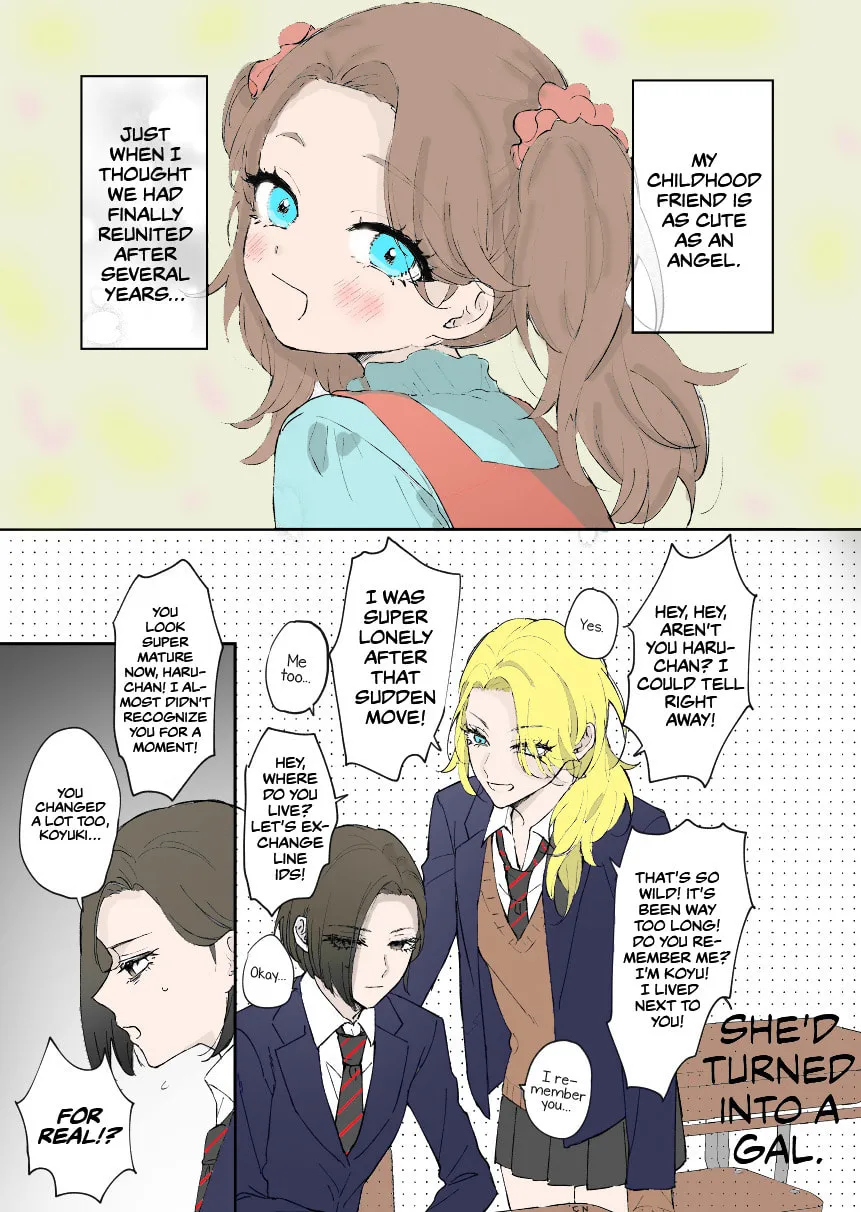 Childhood Friend, Big Love (Fan Colored) Chapter 1 page 1 - 