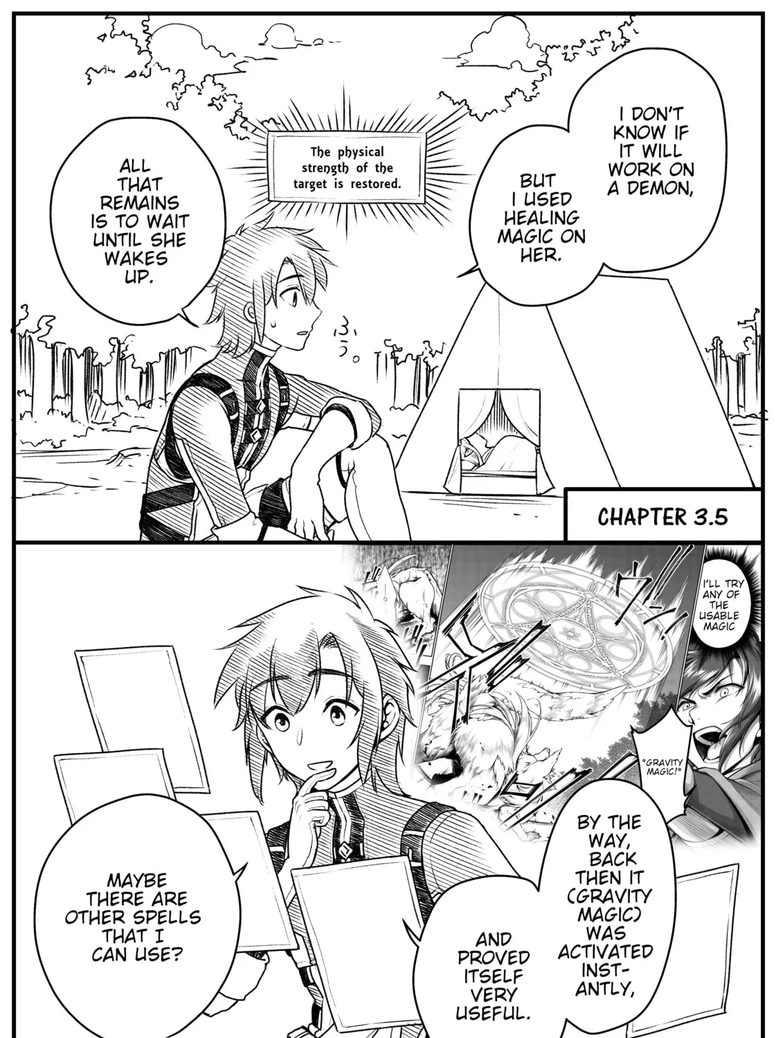 Chillin’ in Another World with Level 2 Super Cheat Powers Chapter 3.5 page 1 - 