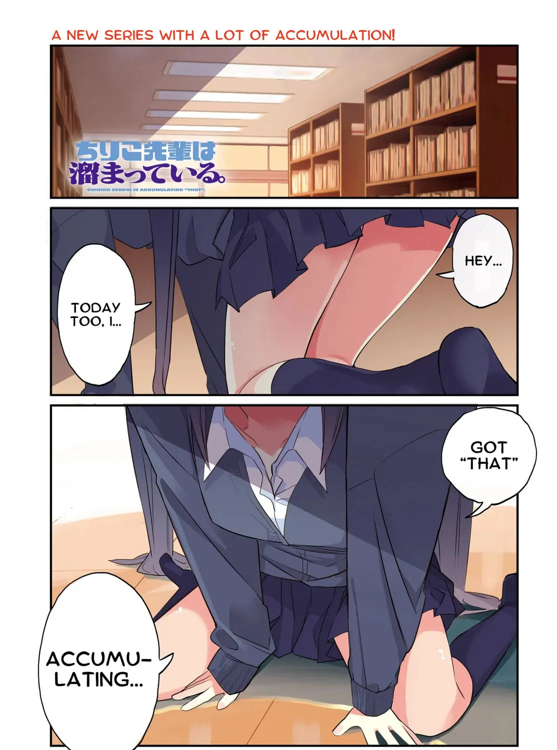 Chiriko Senpai Is Accumulating "That". Chapter 1 page 1 - 