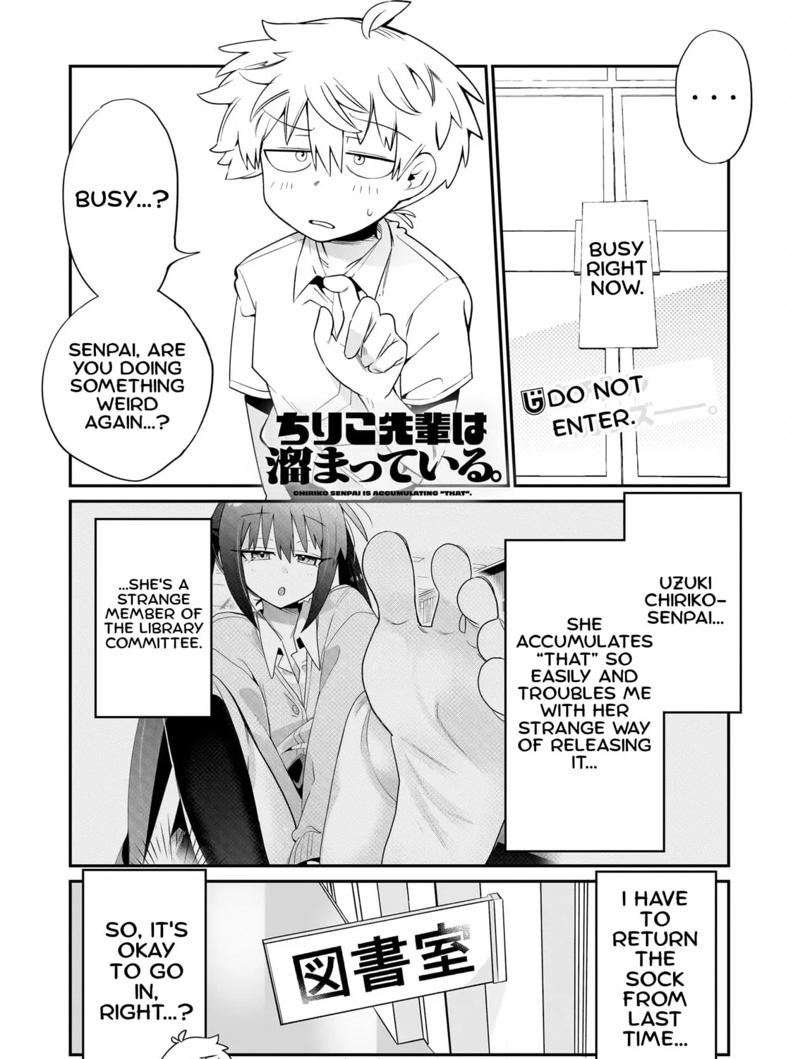 Chiriko Senpai Is Accumulating "That". Chapter 2 page 1 - 