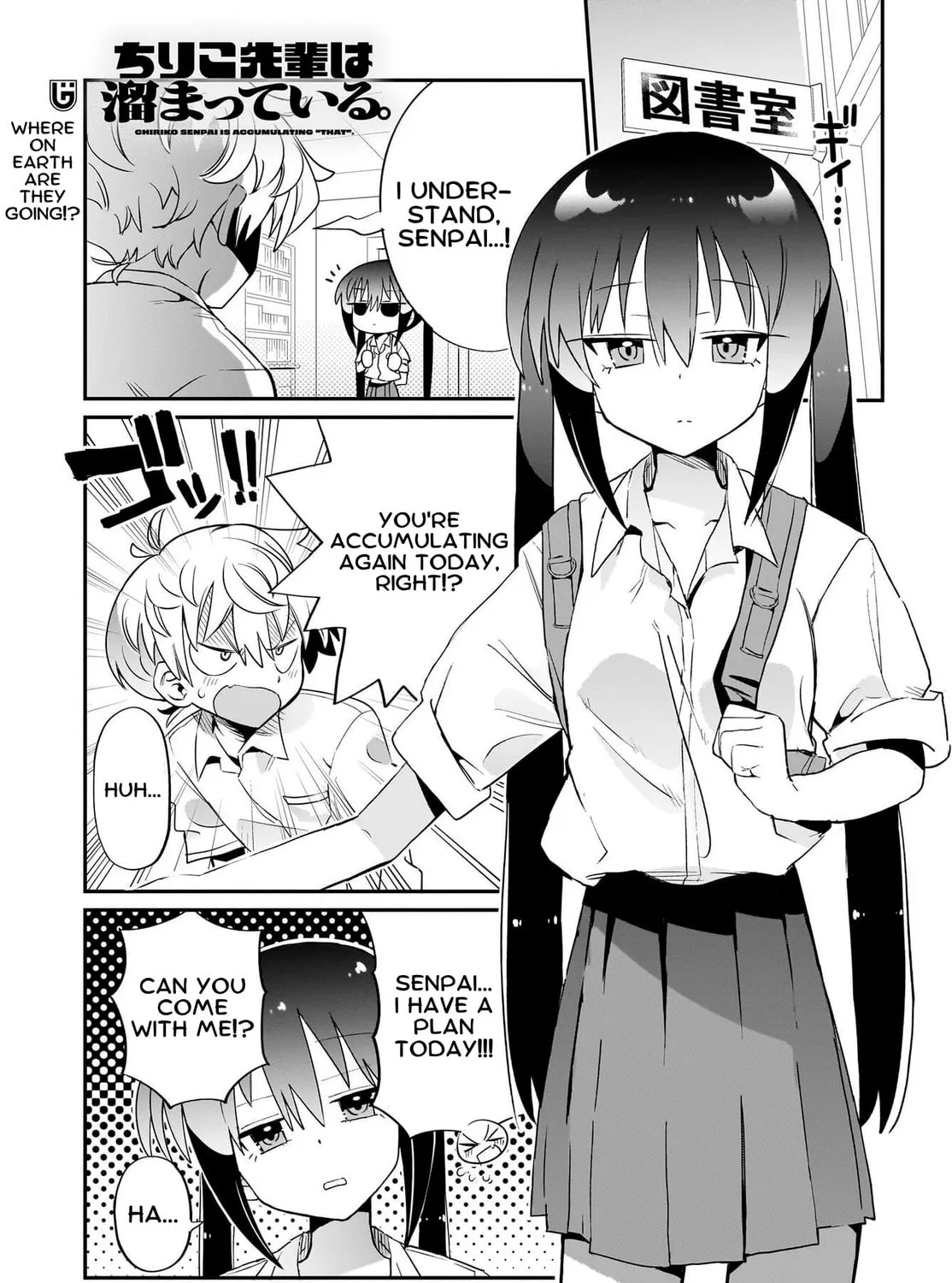 Chiriko Senpai Is Accumulating "That". Chapter 6 page 1 - 