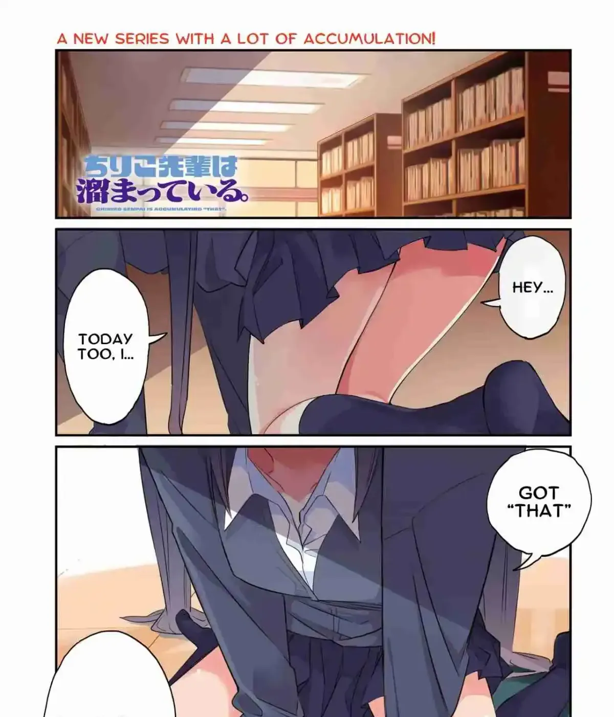 Chiriko-senpai wa Tamatteiru. Chapter 1 page 1 - 