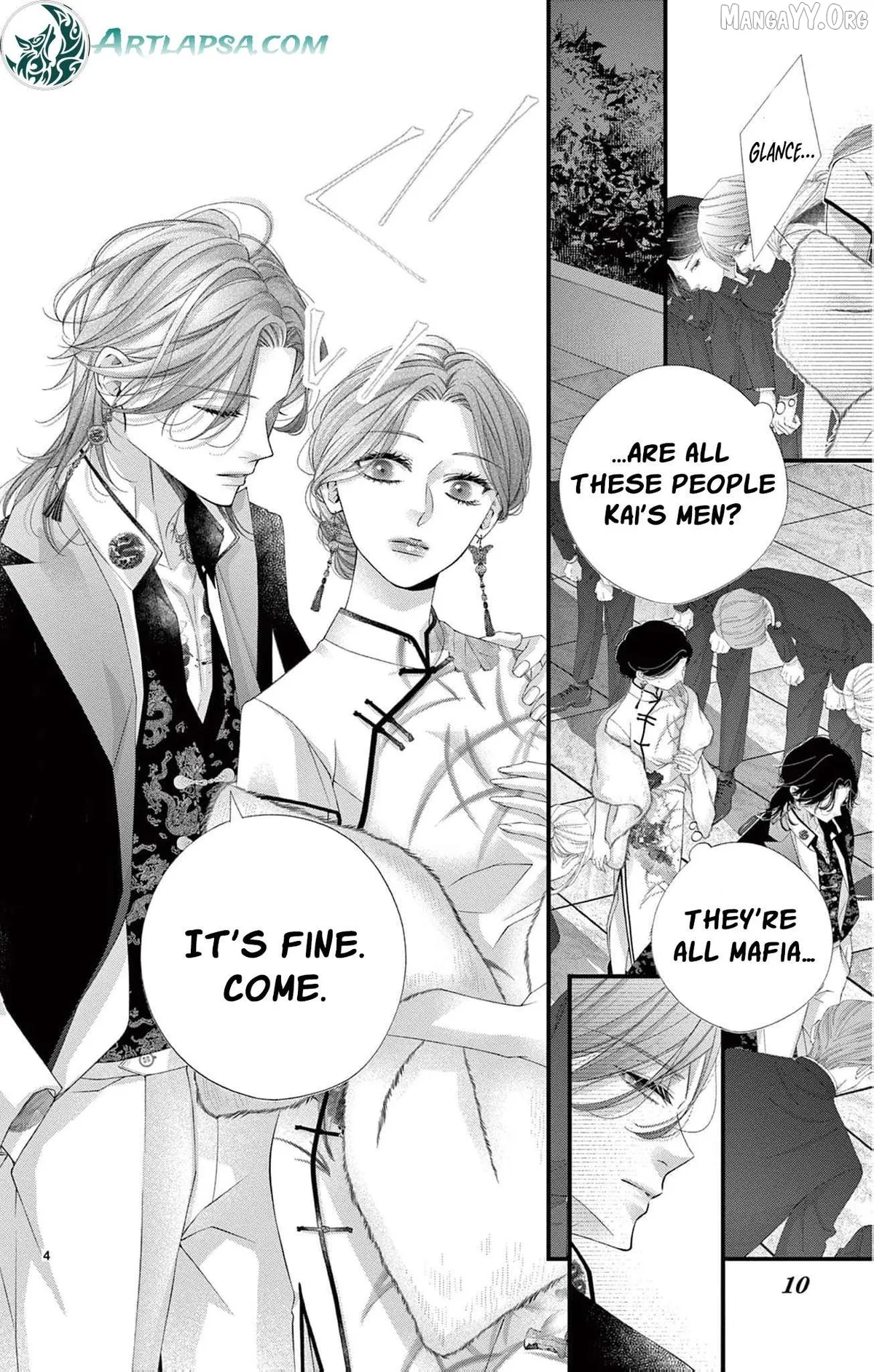 Chō wa aishū no ori ni torawareru Chapter 10 page 11 - 