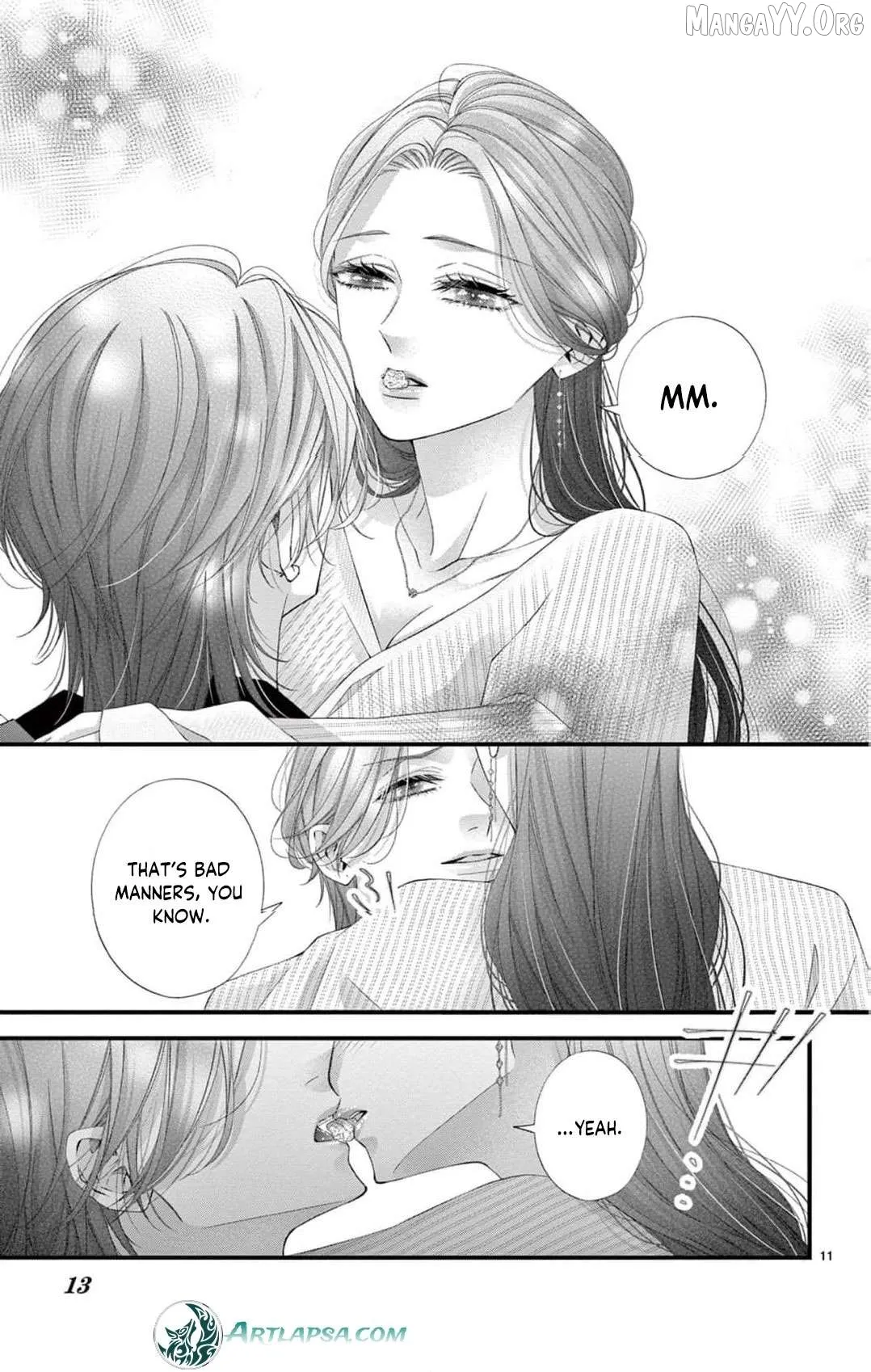 Chō wa aishū no ori ni torawareru Chapter 11 page 14 - 