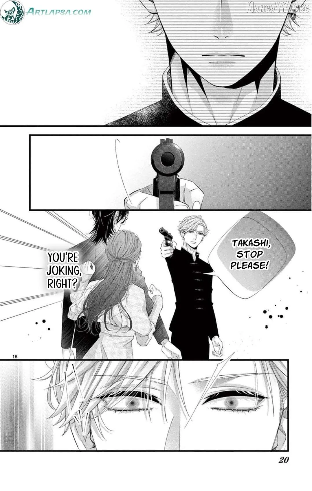 Chō wa aishū no ori ni torawareru Chapter 13 page 21 - 