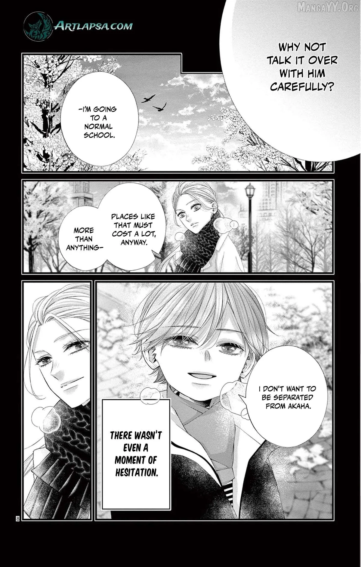 Chō wa aishū no ori ni torawareru Chapter 14 page 11 - 