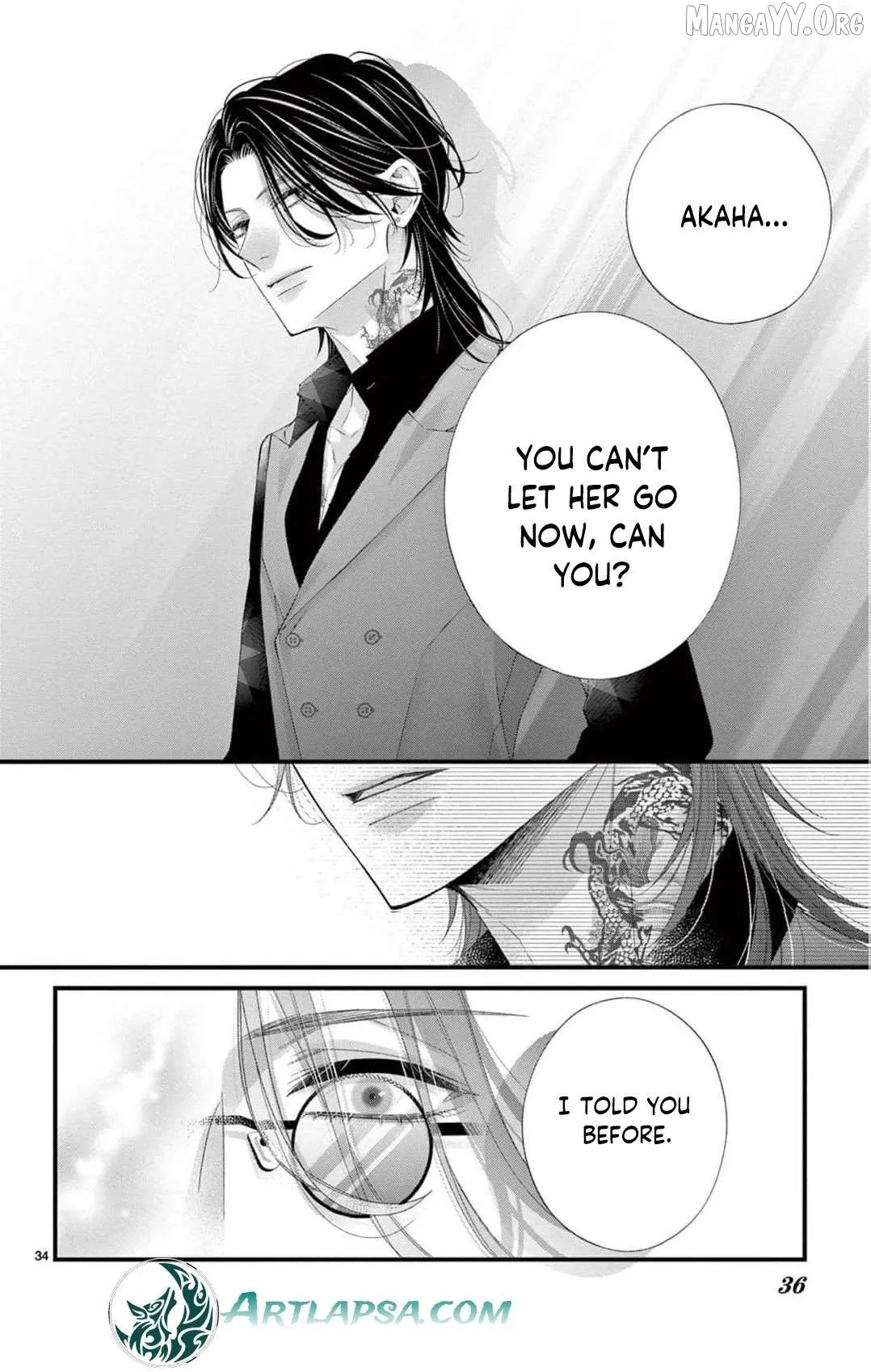 Chō wa aishū no ori ni torawareru Chapter 15 page 37 - 