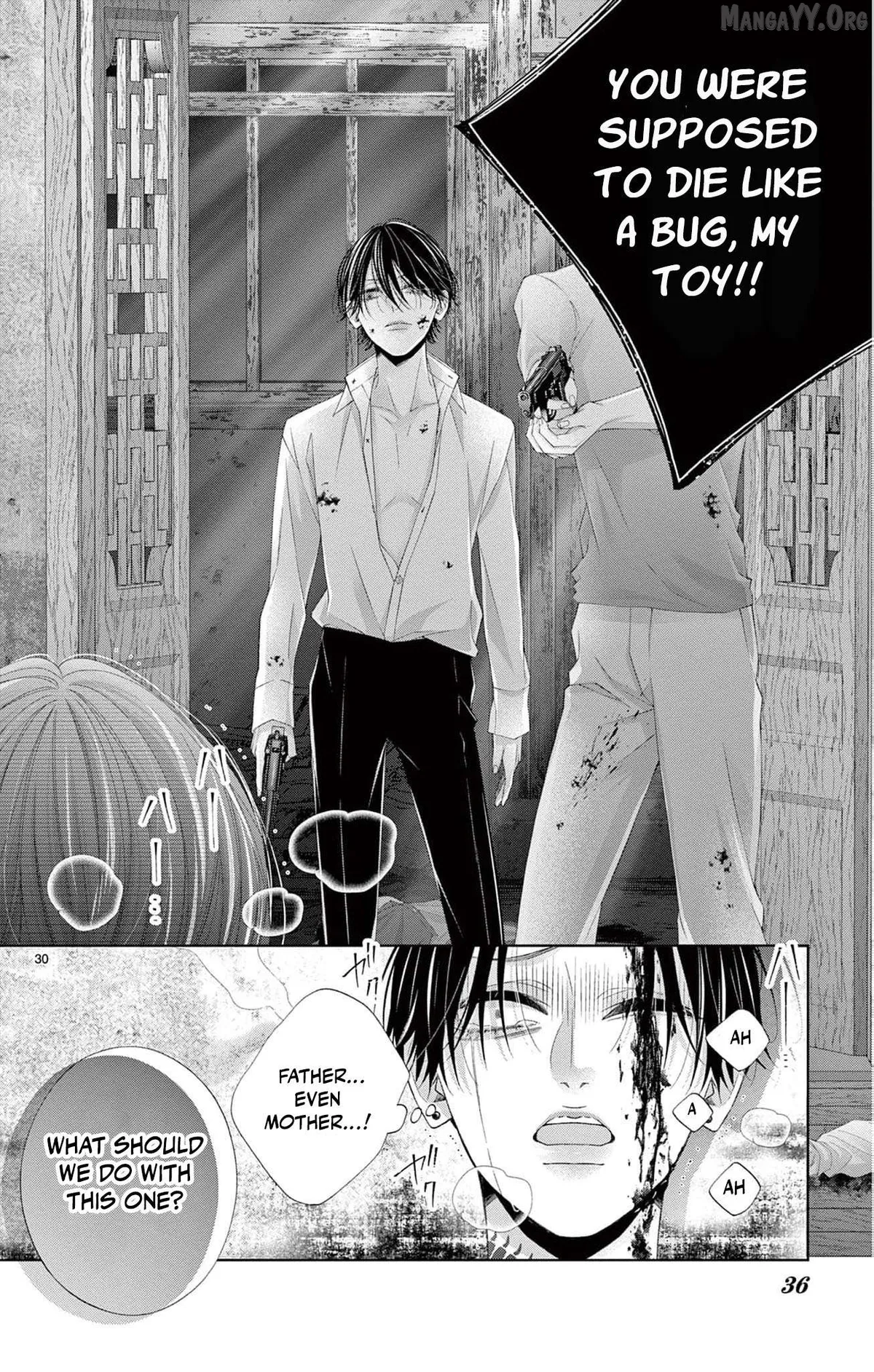 Chō wa aishū no ori ni torawareru Chapter 17 page 37 - 