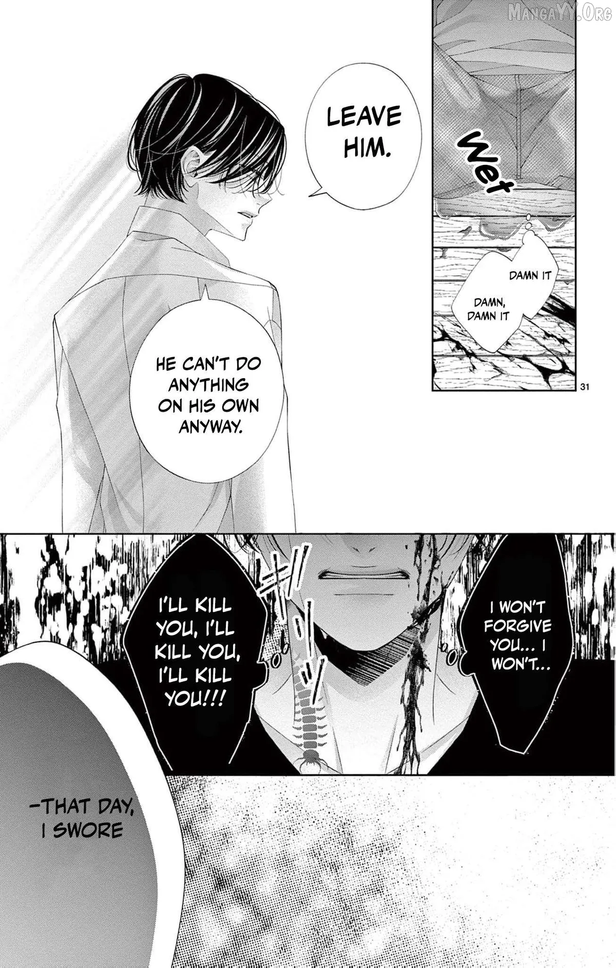 Chō wa aishū no ori ni torawareru Chapter 17 page 38 - 