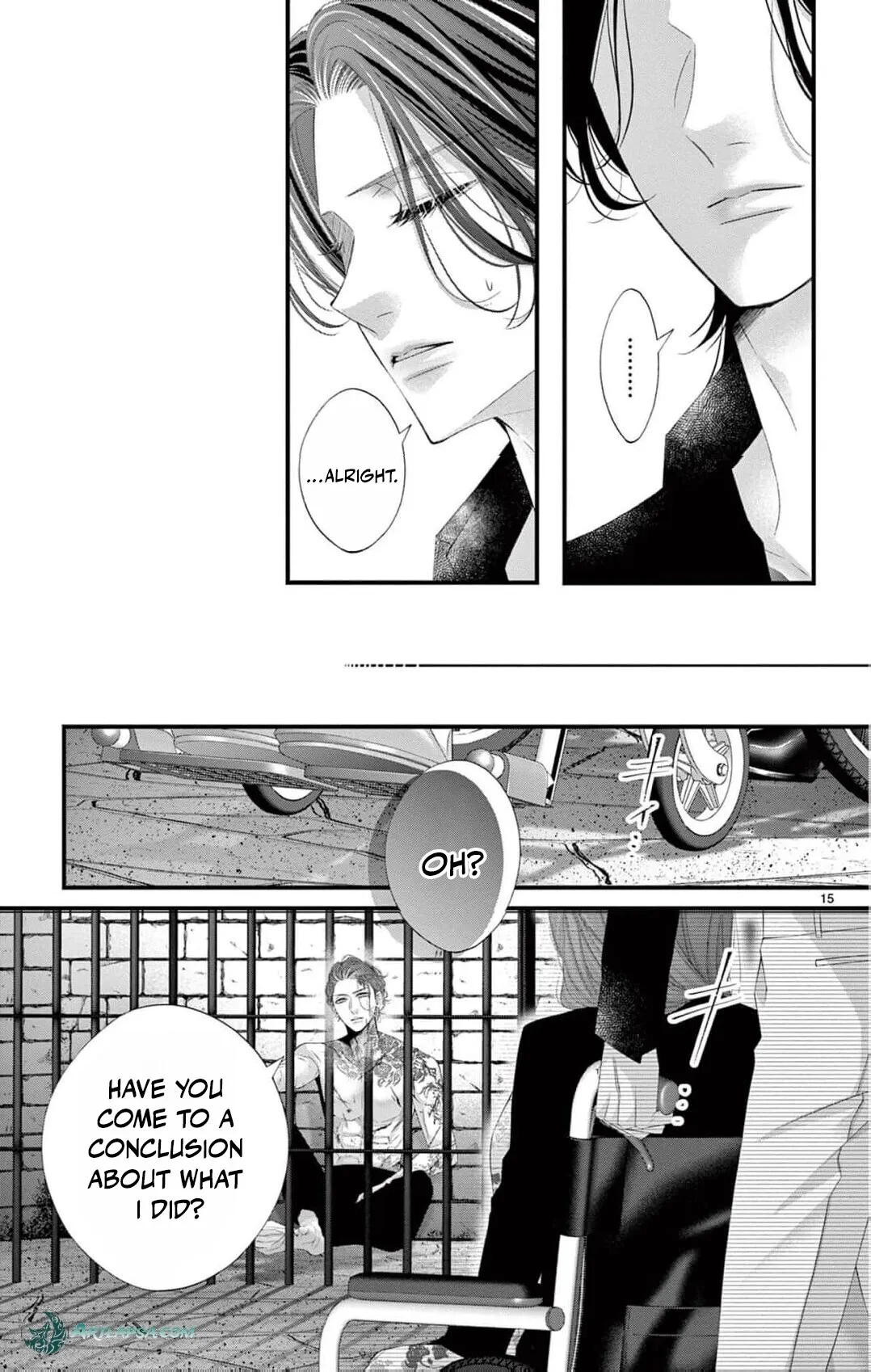 Chō wa aishū no ori ni torawareru Chapter 18 page 18 - 