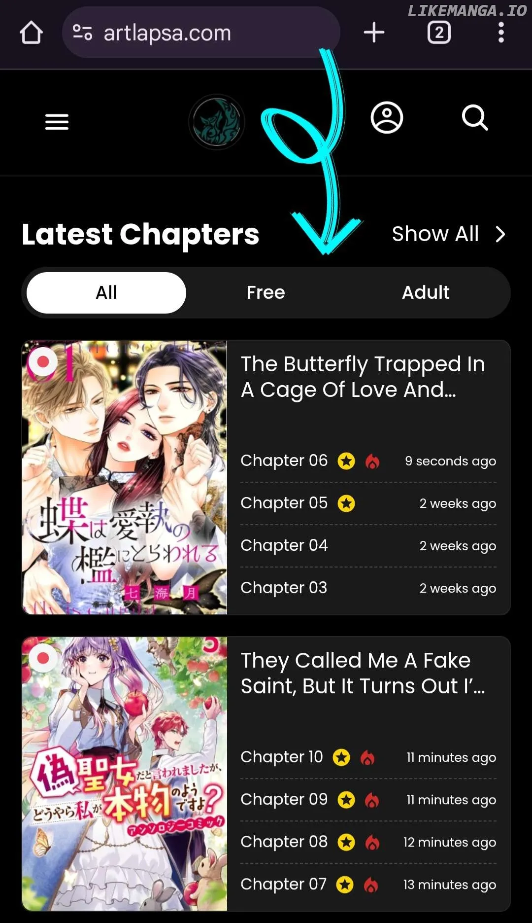 Chō wa aishū no ori ni torawareru Chapter 3 page 1 - 
