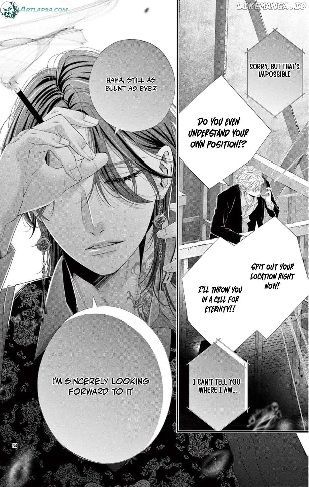Chō wa aishū no ori ni torawareru Chapter 6 page 37 - 