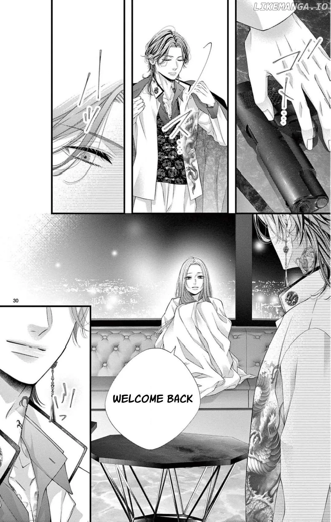 Chō wa aishū no ori ni torawareru Chapter 7 page 33 - 