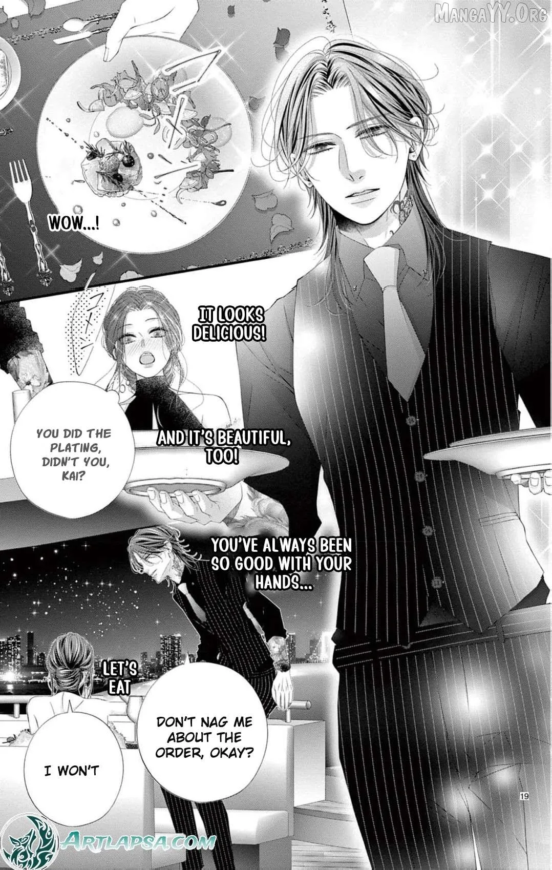 Chō wa aishū no ori ni torawareru Chapter 8 page 22 - 