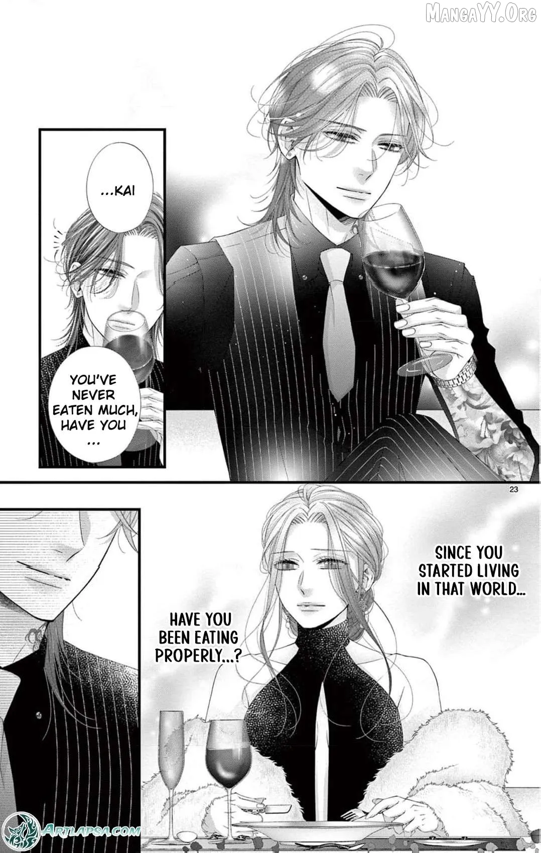 Chō wa aishū no ori ni torawareru Chapter 8 page 26 - 