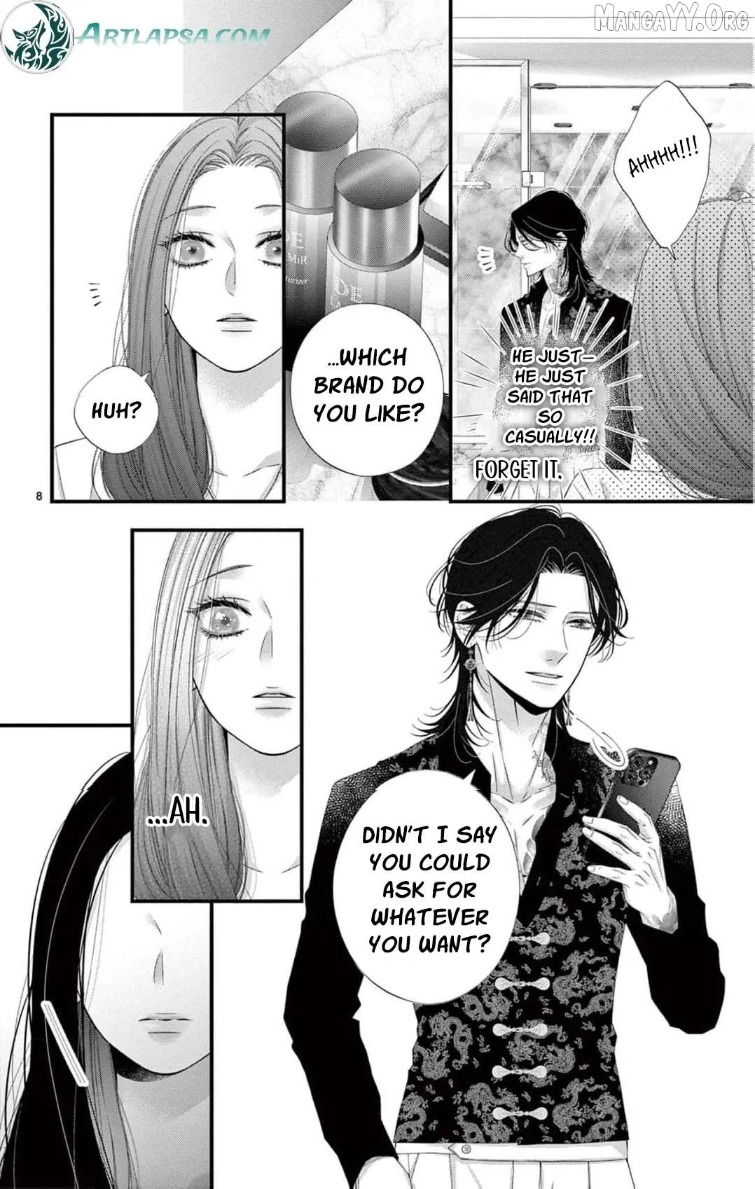 Chō wa aishū no ori ni torawareru Chapter 9 page 11 - 
